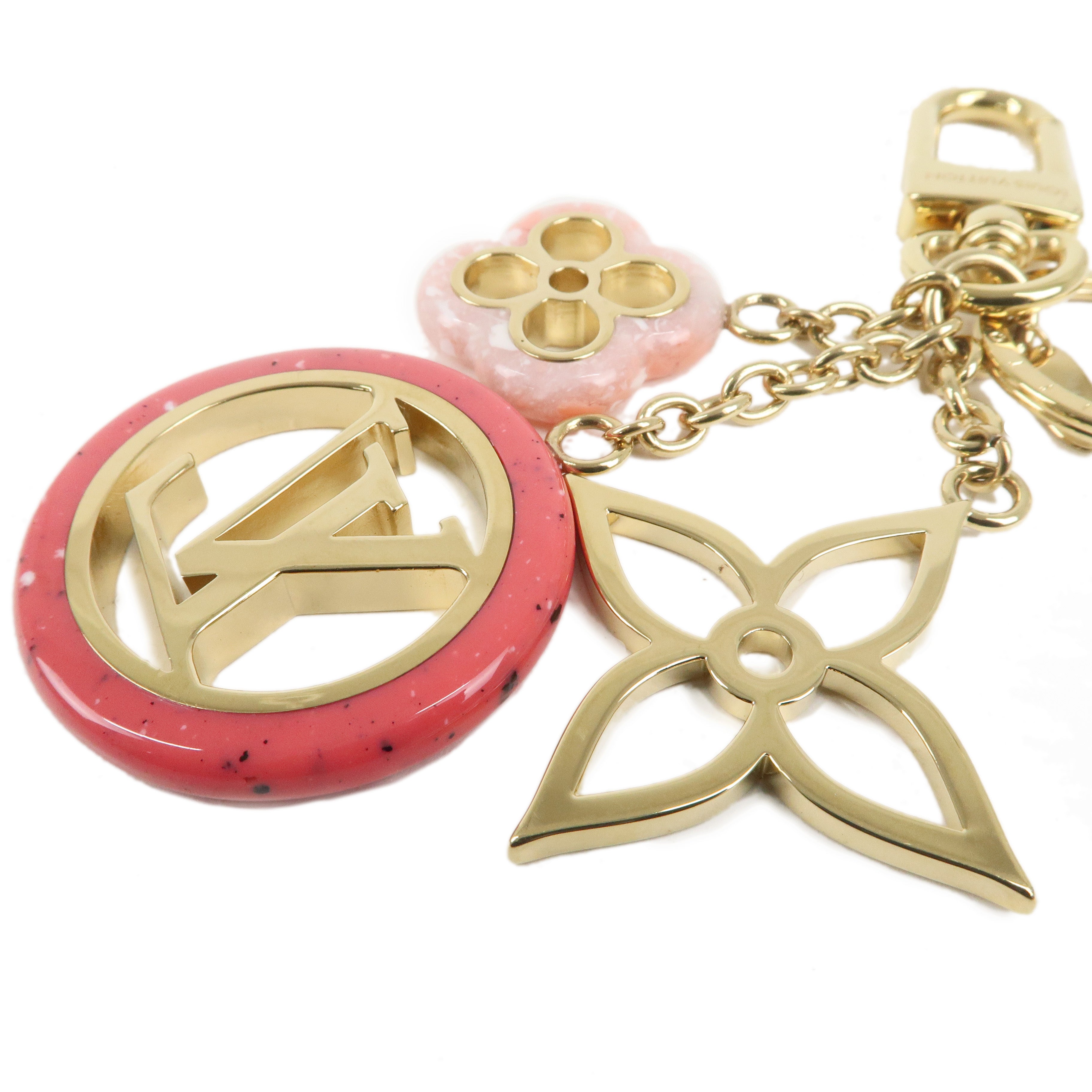 Louis Vuitton Porte Cles Color Line Charm Key Ring M64525