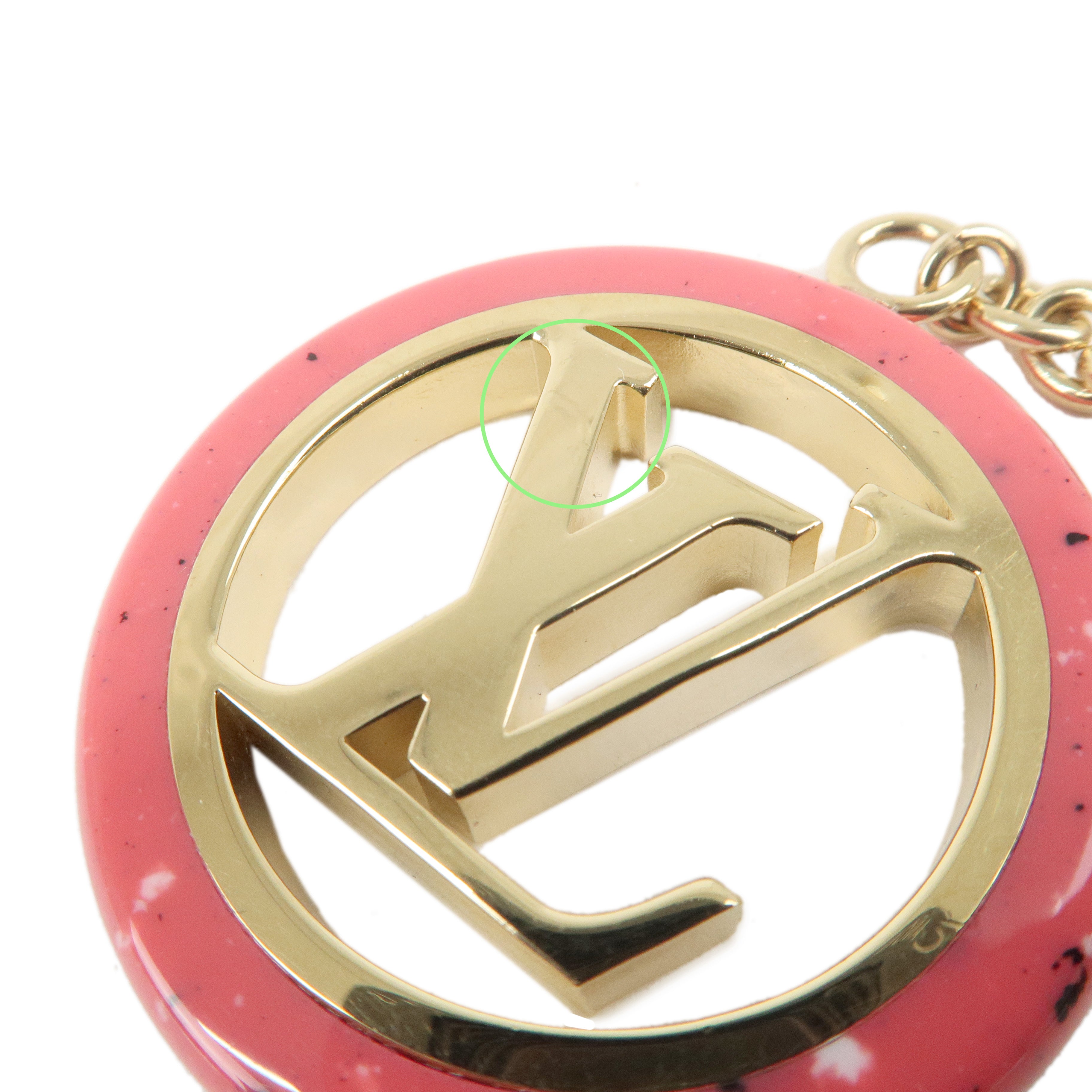 Louis Vuitton Porte Cles Color Line Charm Key Ring M64525