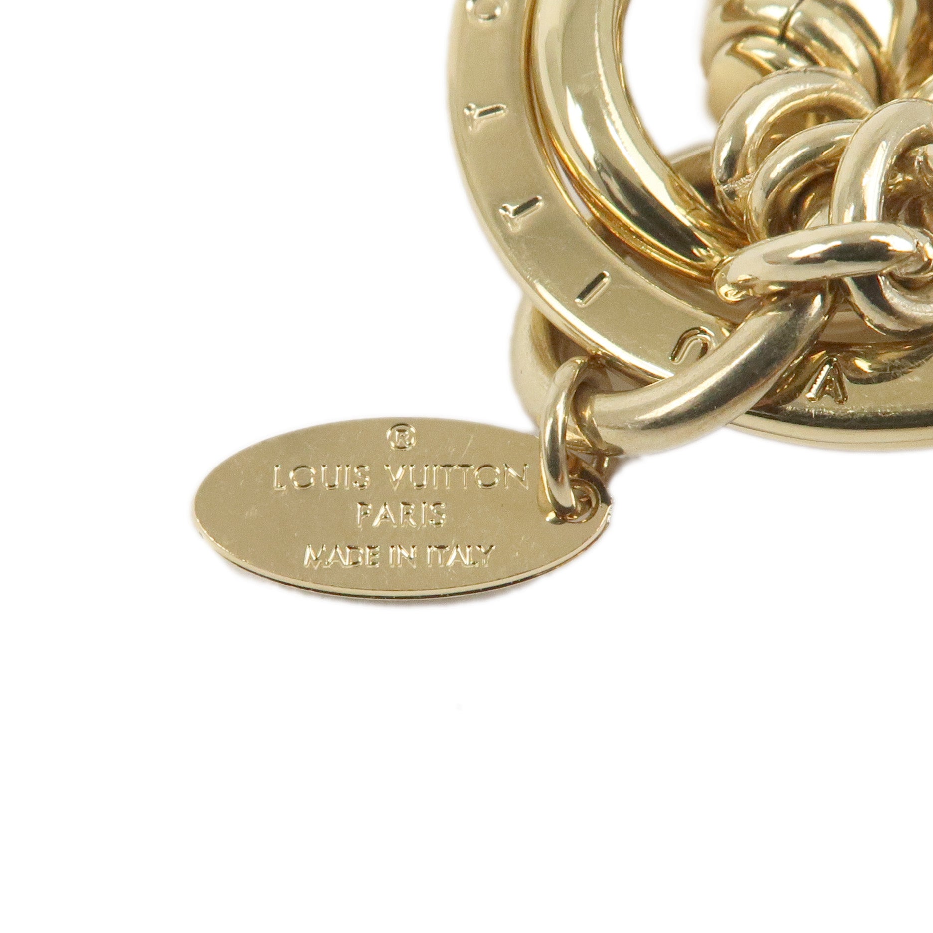 Louis Vuitton Porte Cles Color Line Charm Key Ring M64525