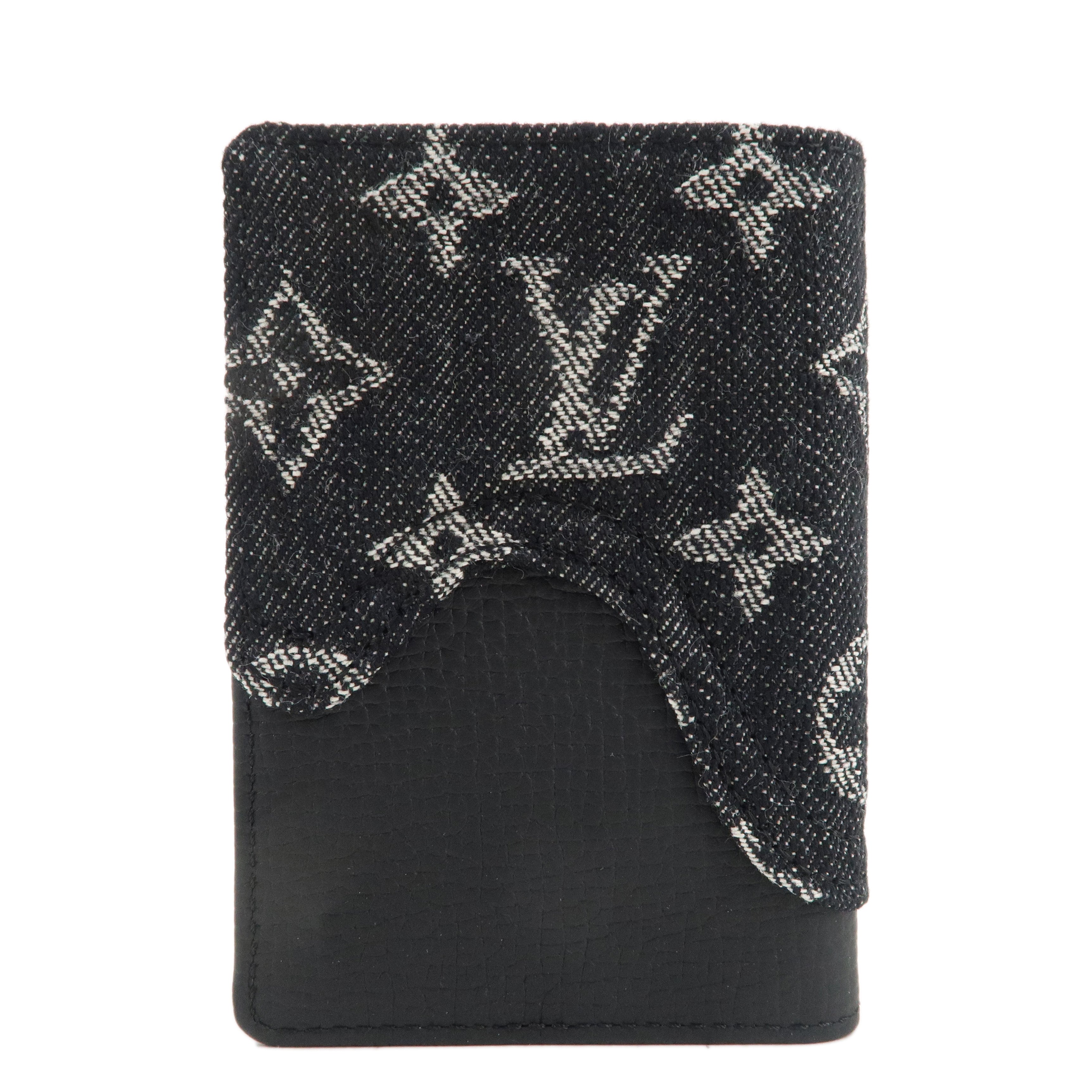 Louis Vuitton Monogram Denim De Poche Organizer NIGO Noir M81015