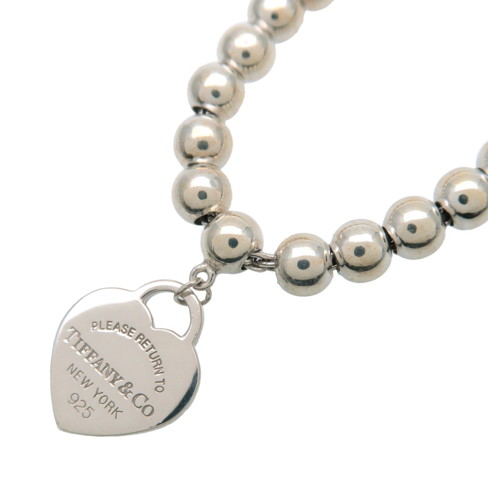 Tiffany&Co. Return to Tiffany Mini Heart Ball Chain Bracelet