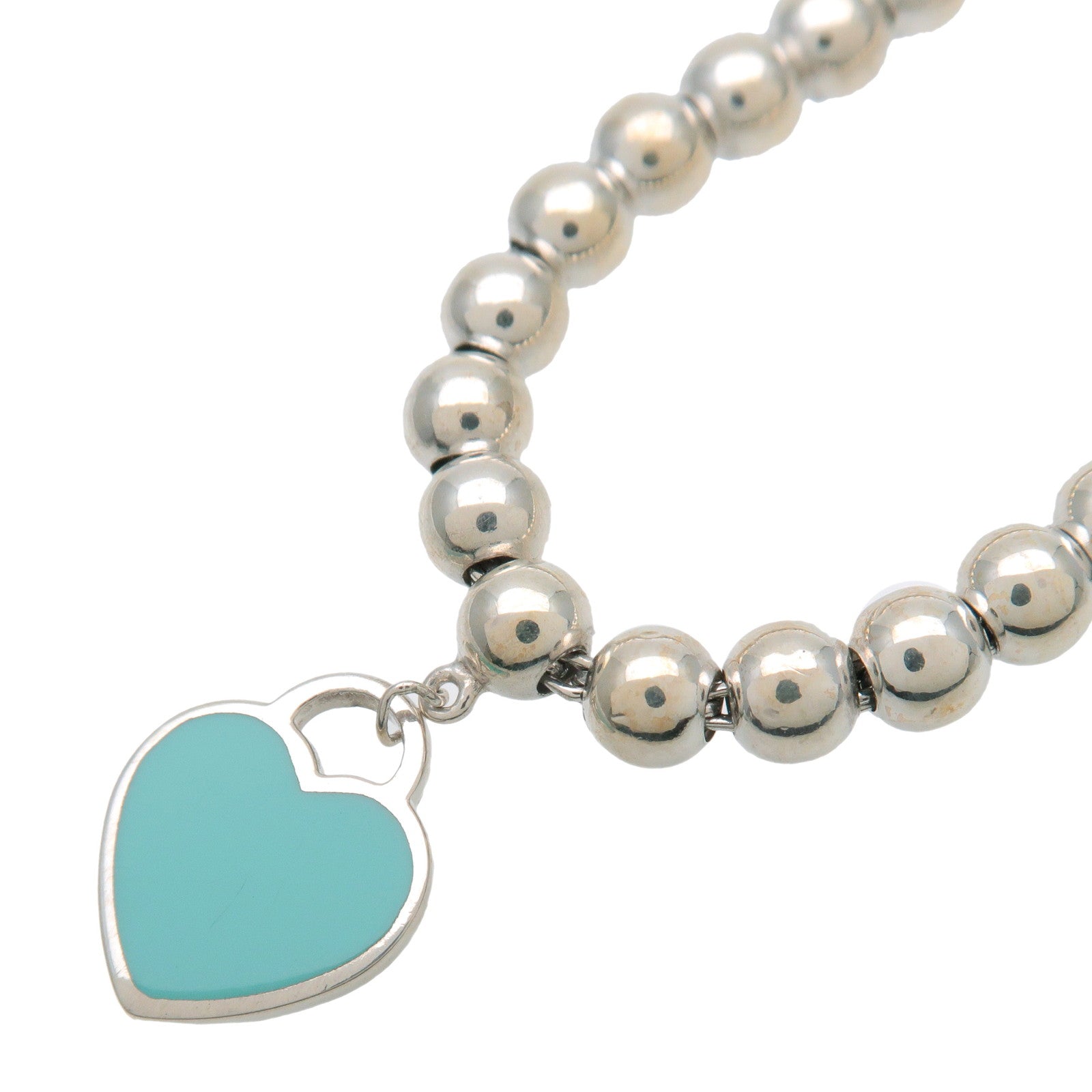 Tiffany&Co. Return to Tiffany Mini Heart Ball Chain Bracelet