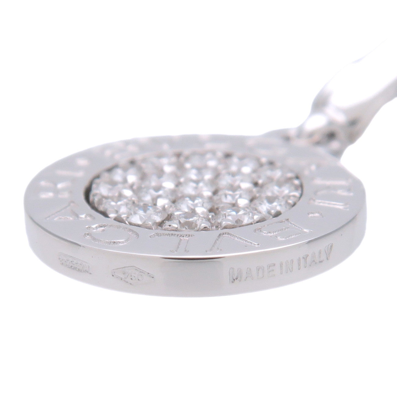 BVLGARI Bvlgari Bvlgari Diamond Pendant Top K18 750WG White Gold