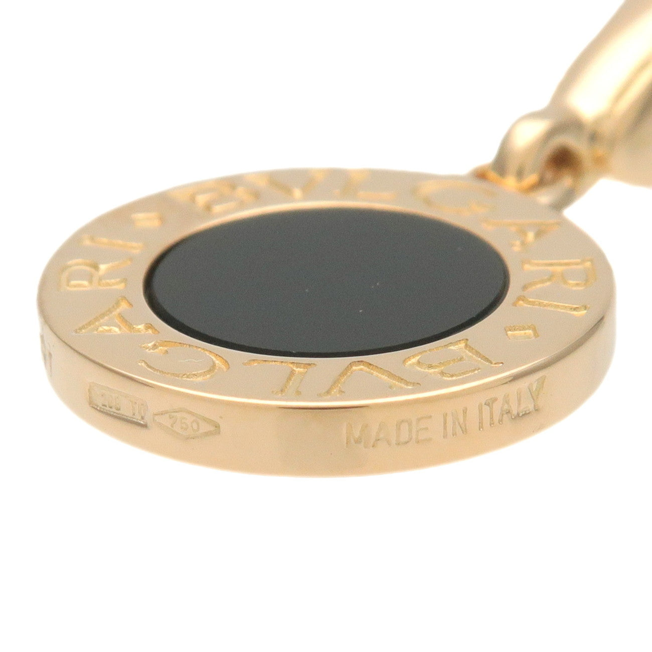 BVLGARI Bvlgari Bvlgari Onyx Pendant Top Charm K18YG 750YG