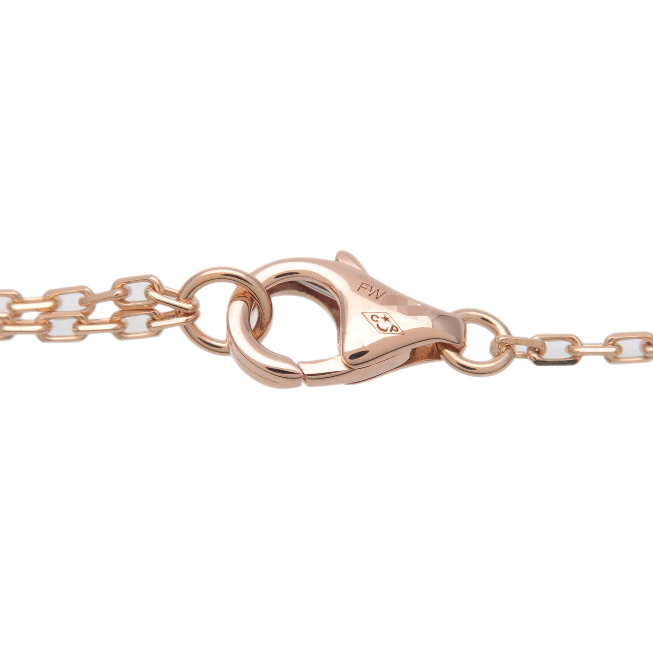 Cartier Diamants Légers Necklace LM Diamond 0.09ct K18 Rose Gold