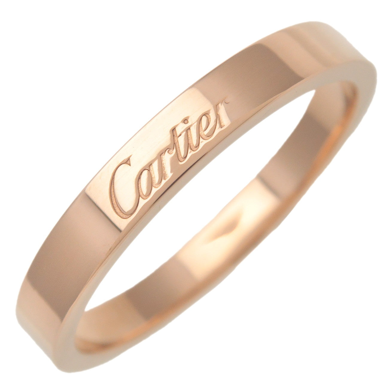 Cartier-Engraved-Ring-K18PG-750PG-#61-US9.5-EU61.5-HK21.5