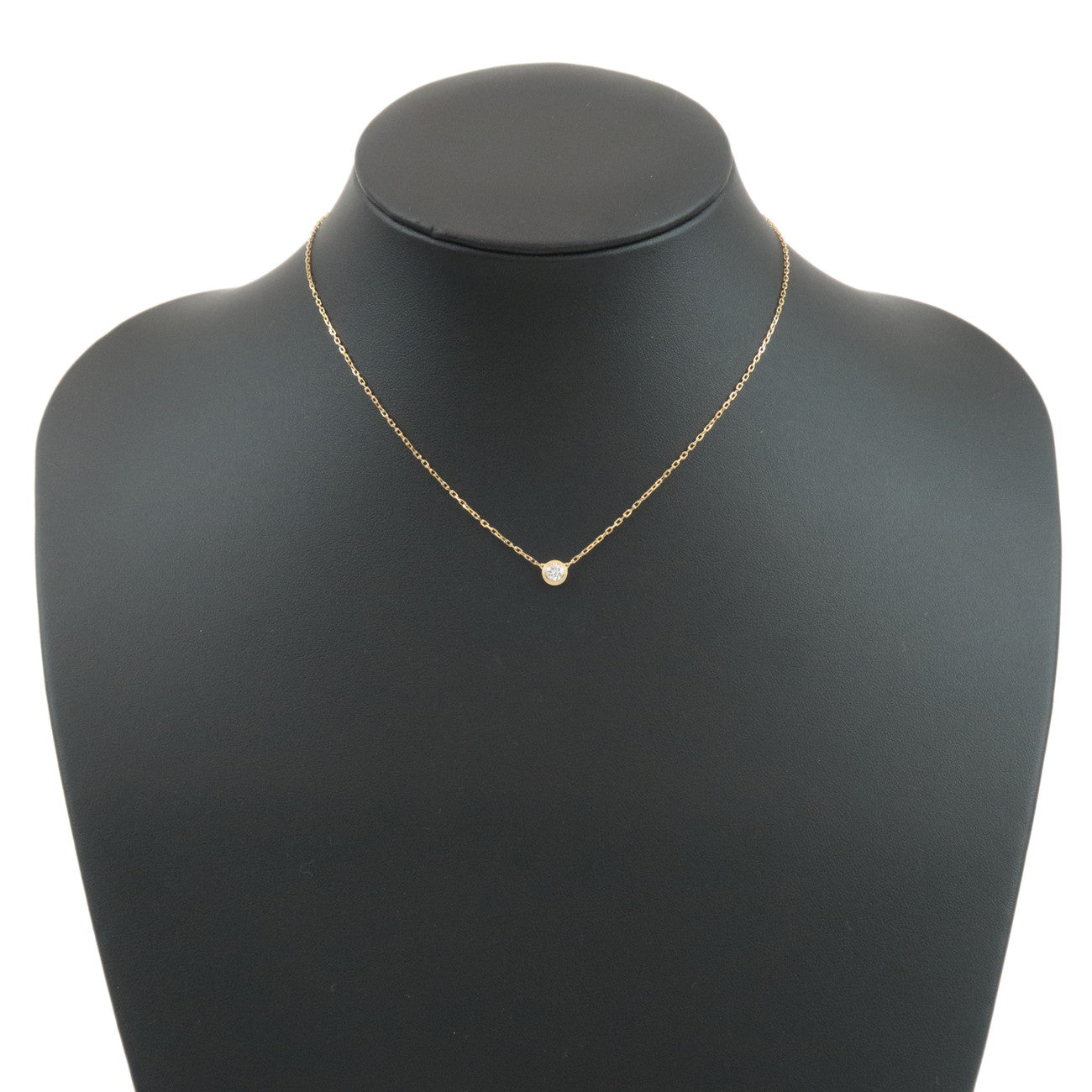 Cartier Diamant Leger Necklace LM Diamond 0.19ct K18 750YG