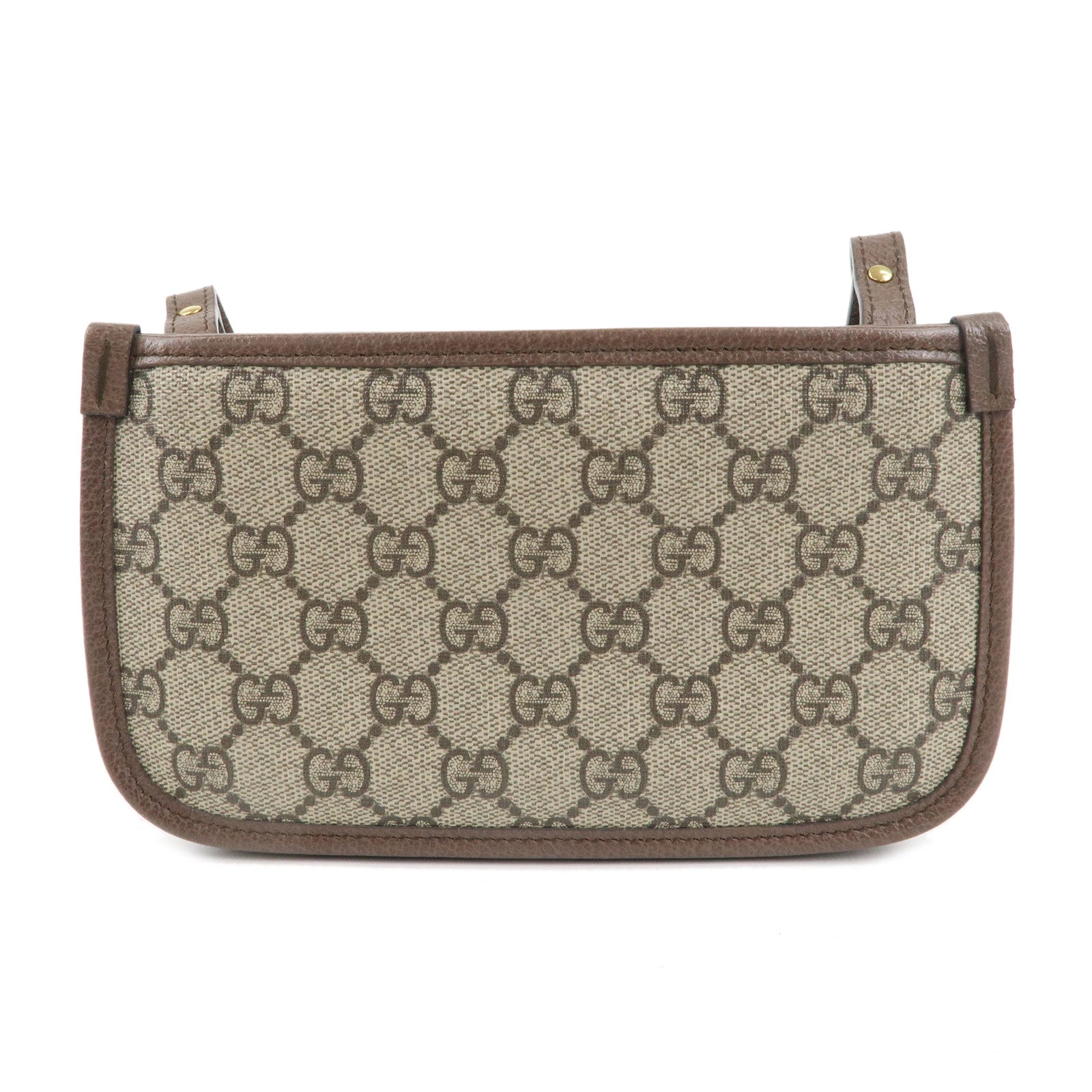 GUCCI Ophidia GG Supreme Crossbody Shoulder Bag Beige Brown 625753