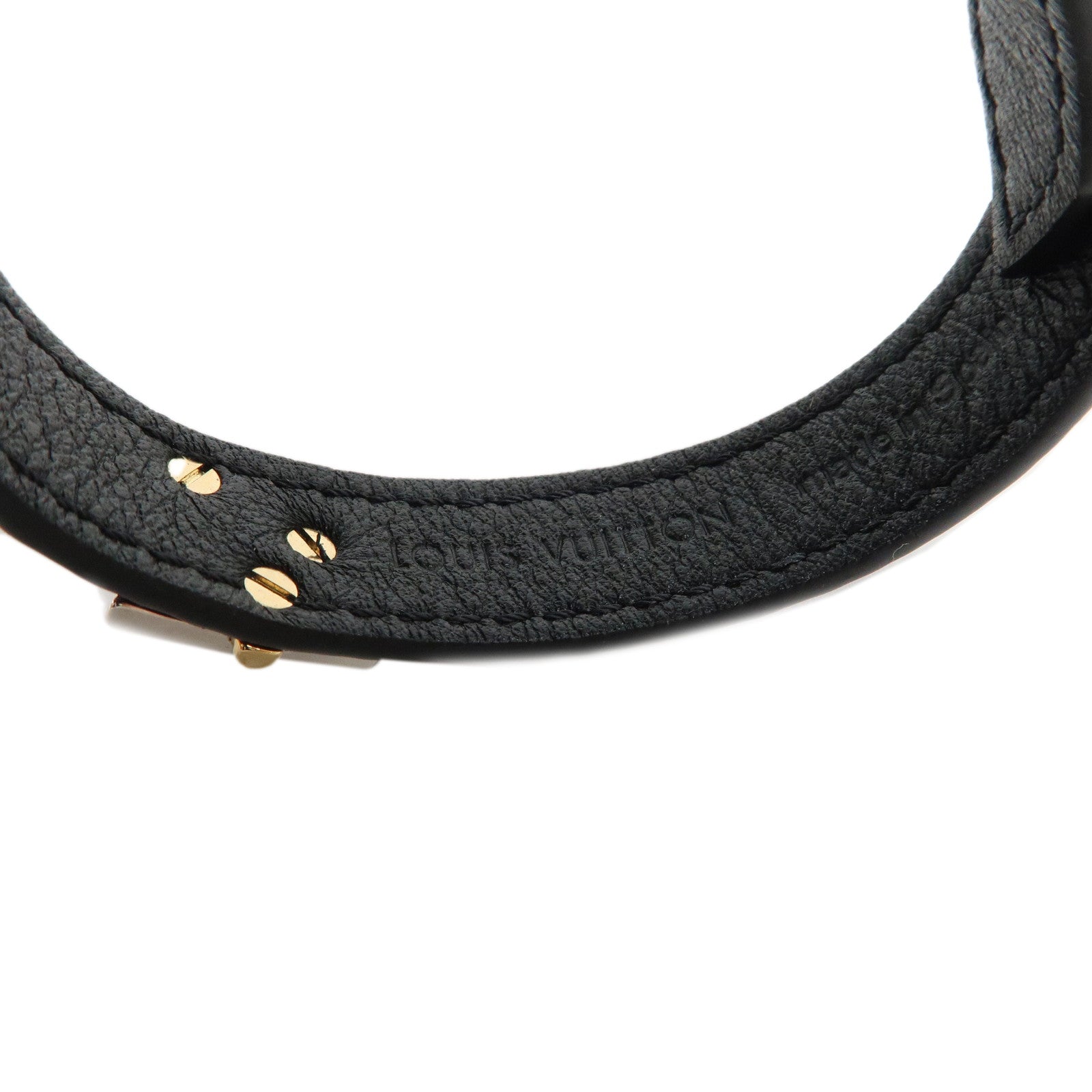 Louis Vuitton Epi Twist Bracelet Noir black M6400 LV