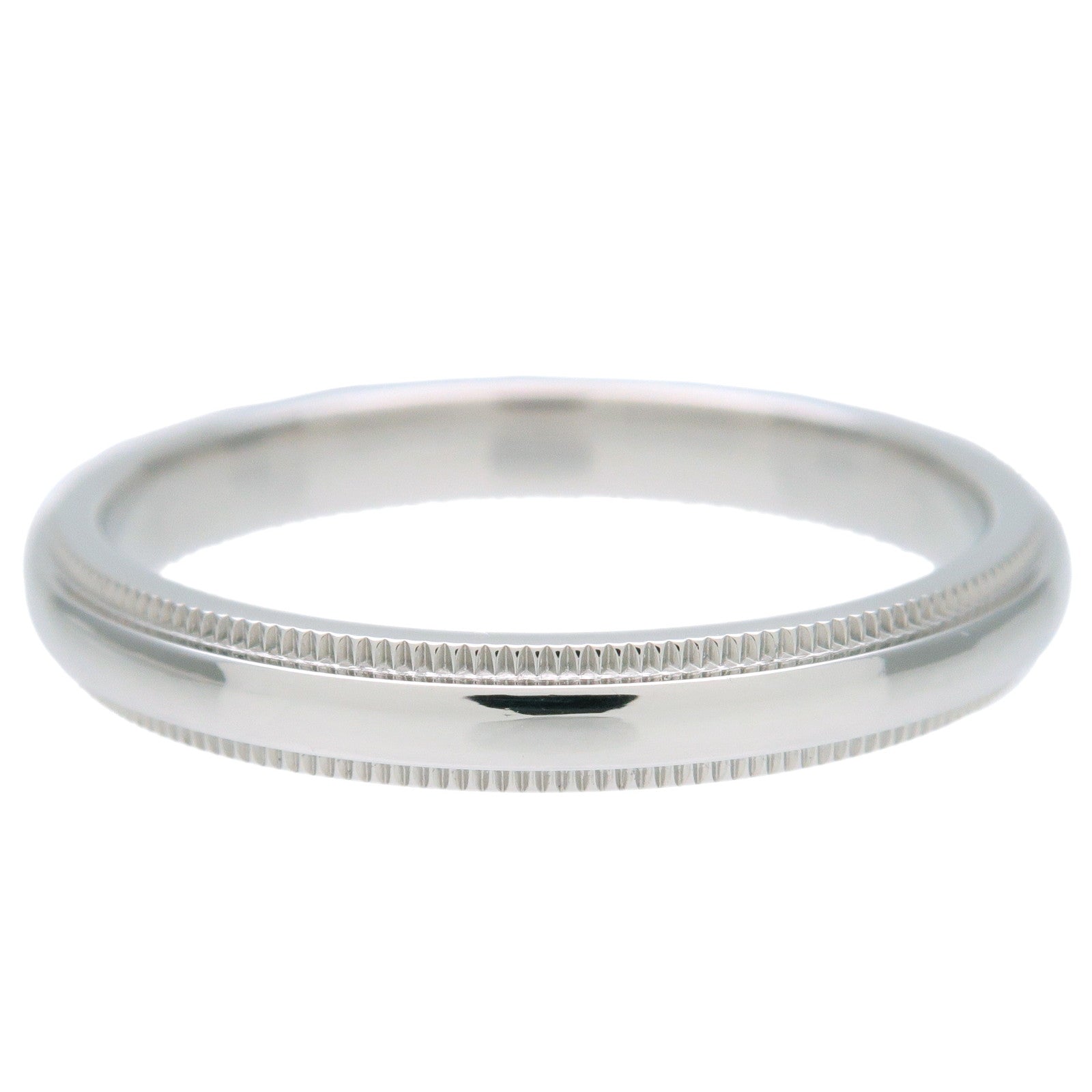 Tiffany&Co. Milgrain Band Ring PT950 Platinum US9.5 EU61