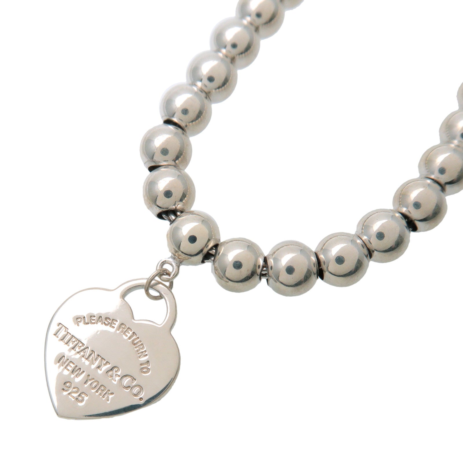 Tiffany&Co. Return to Tiffany Mini Heart Ball Chain Bracelet