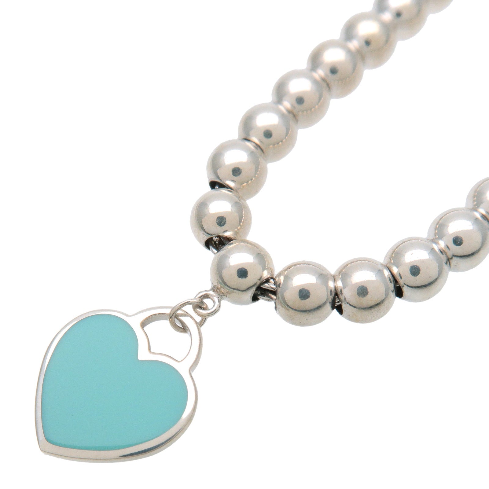 Tiffany&Co. Return to Tiffany Mini Heart Ball Chain Bracelet