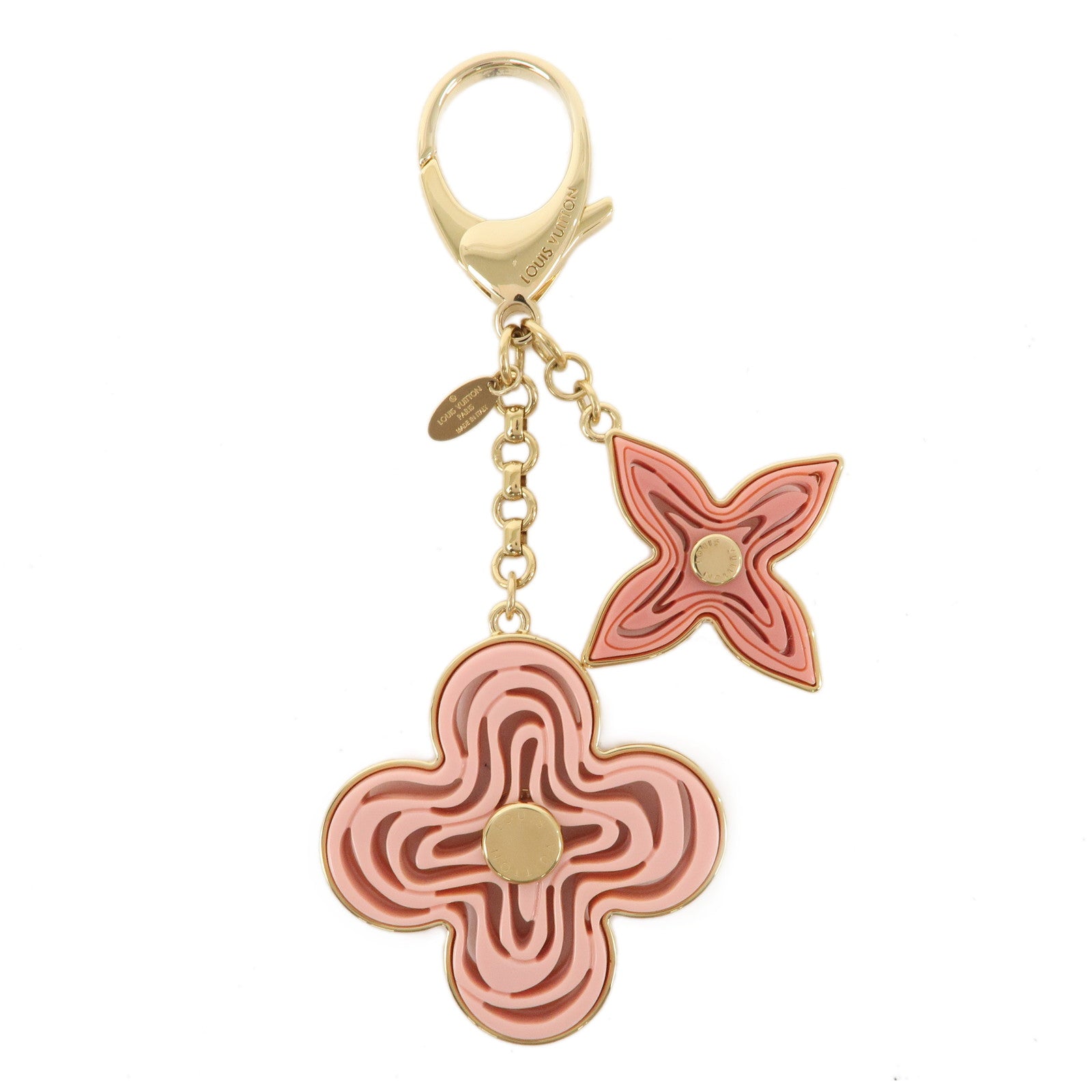 Louis-Vuitton-Bijou-Sac-Knife-Charm-Keychain-Gold-Pink-M66921