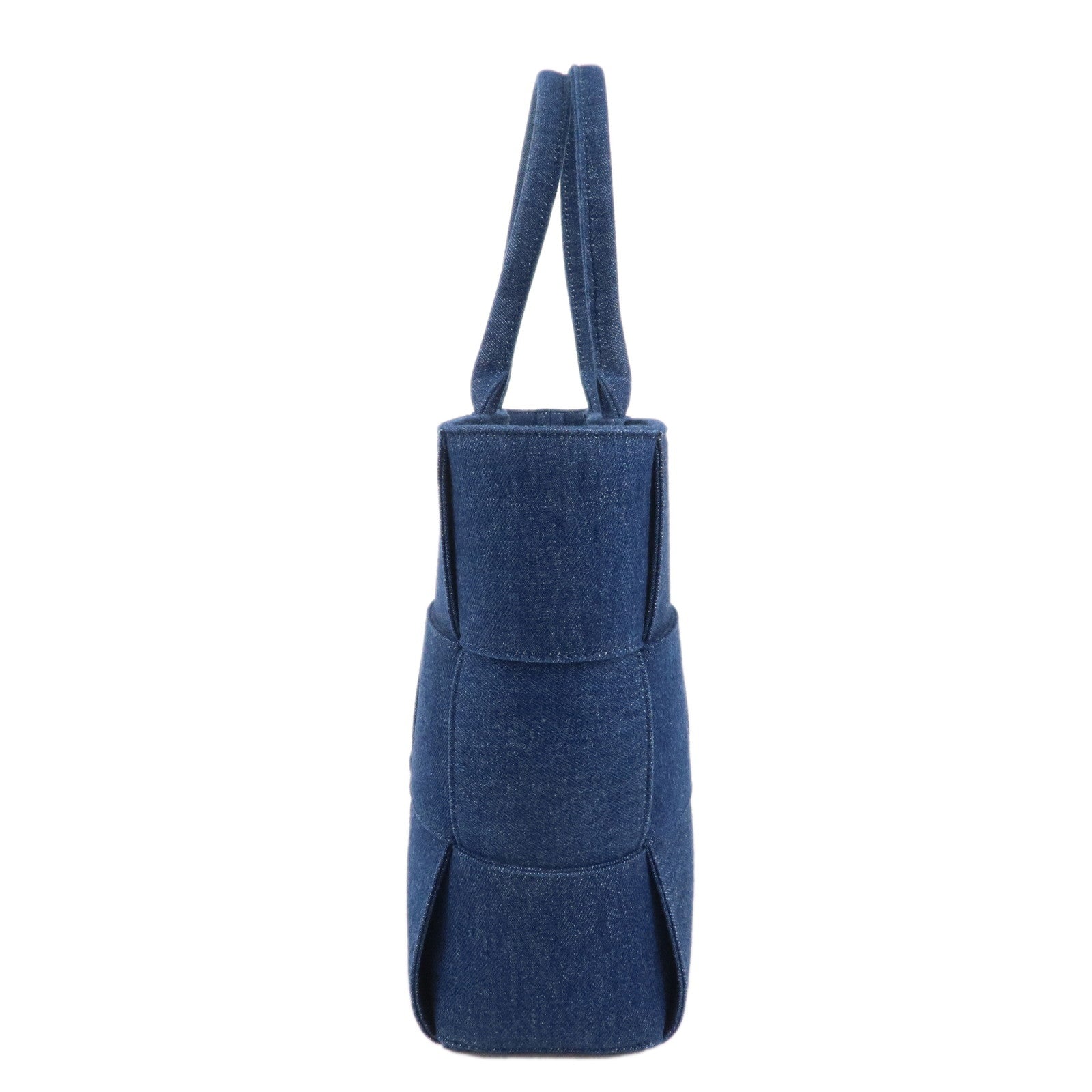 BOTTEGA VENETA Denim Arco Tote Bag Shoulder Bag Blue