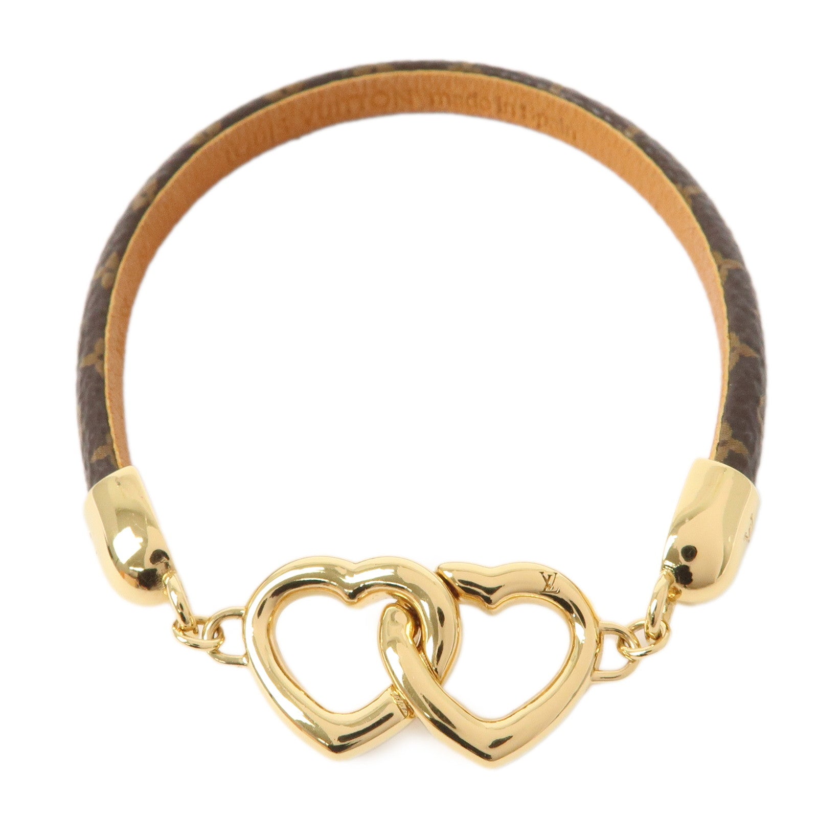 Louis-Vuitton-Monogram-Say-Yes-Bracelet-Gold-M6758