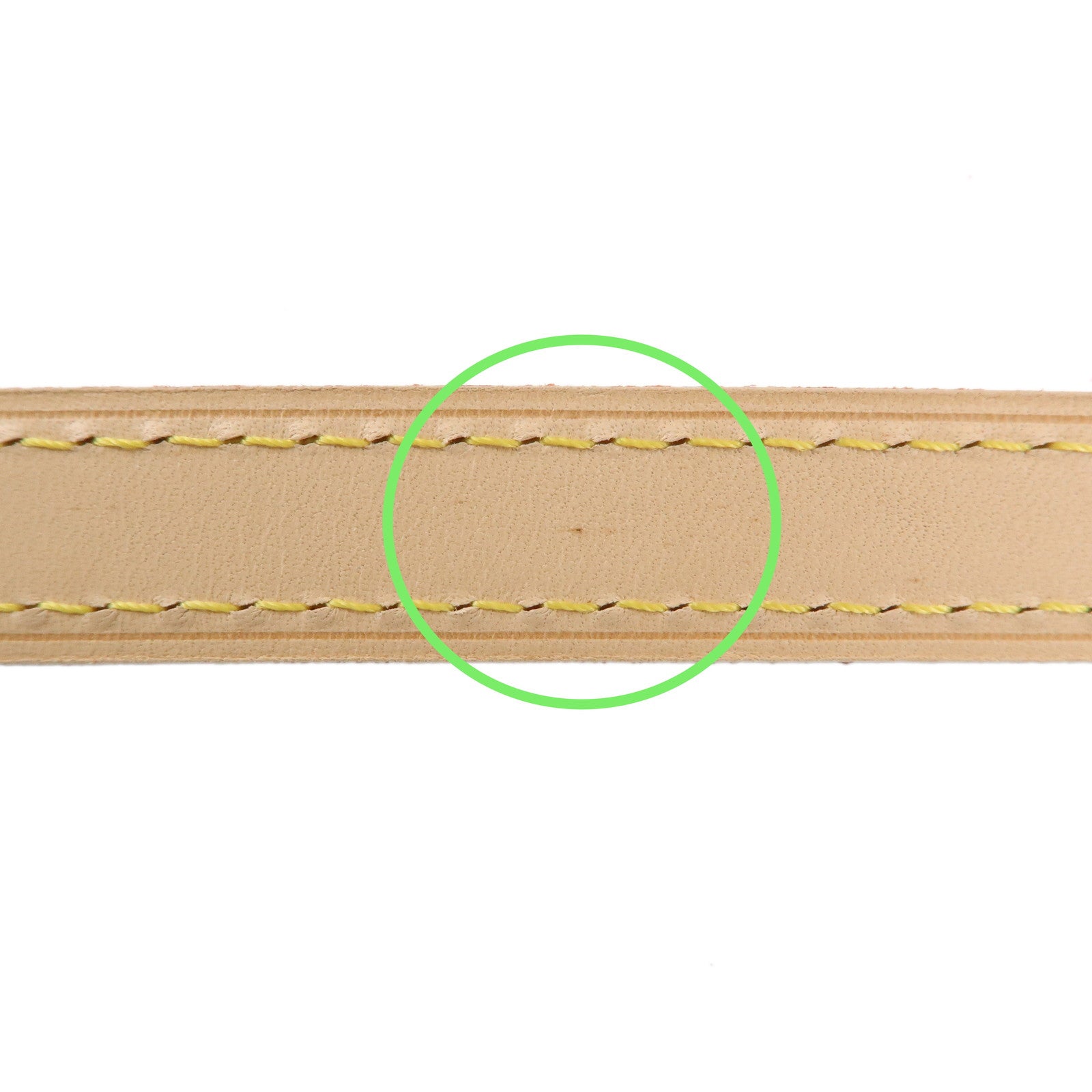 Louis Vuitton Shoulder Strap Logo 97cm 1.6cm Natural