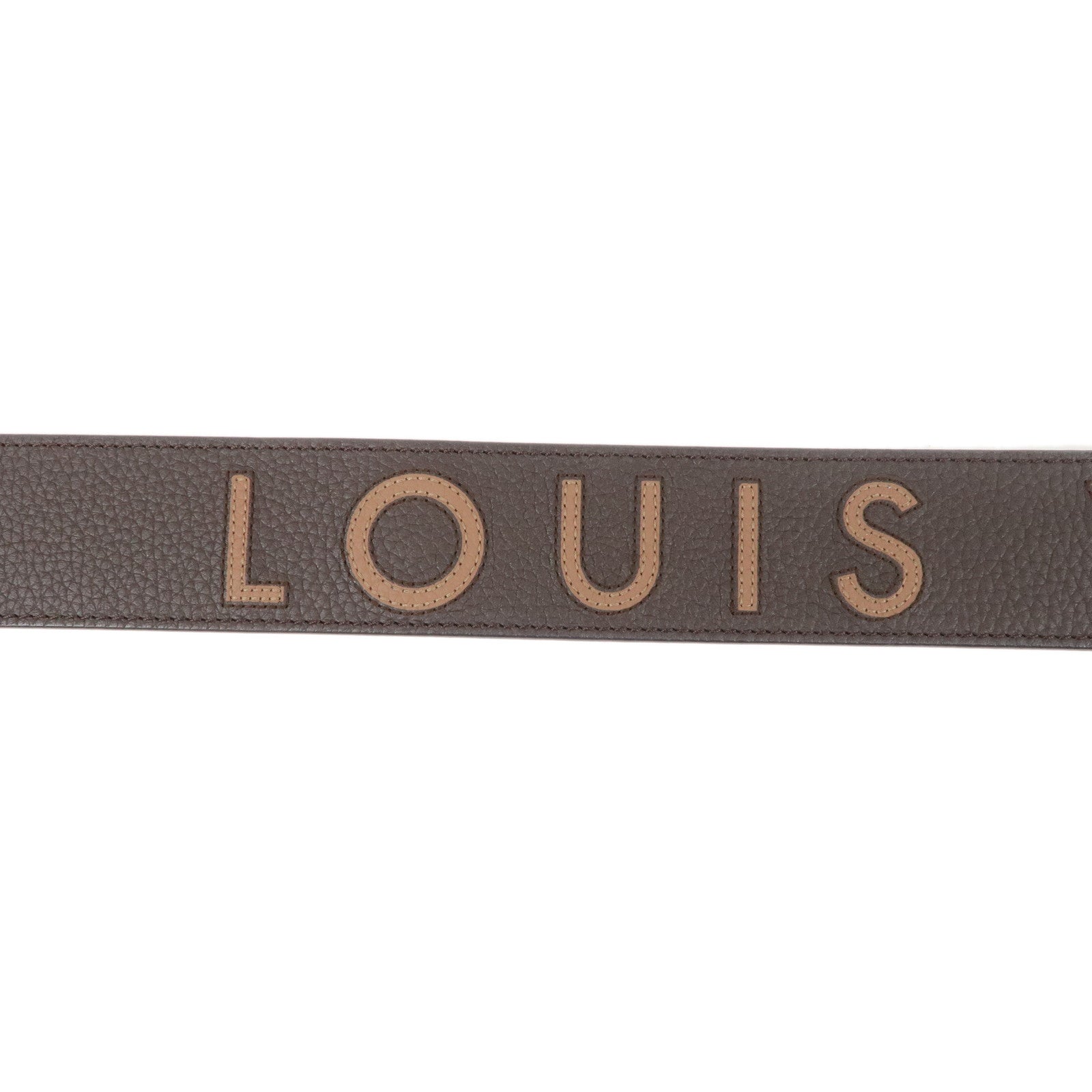 Louis Vuitton Shoulder Strap Logo 114cm 5cm Maron J02391