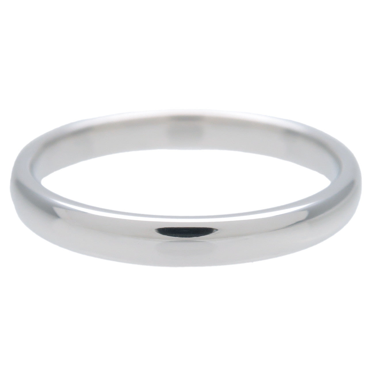 Tiffany&Co. Classic Band Ring PT950 Platinum US8.5-9 EU58.5