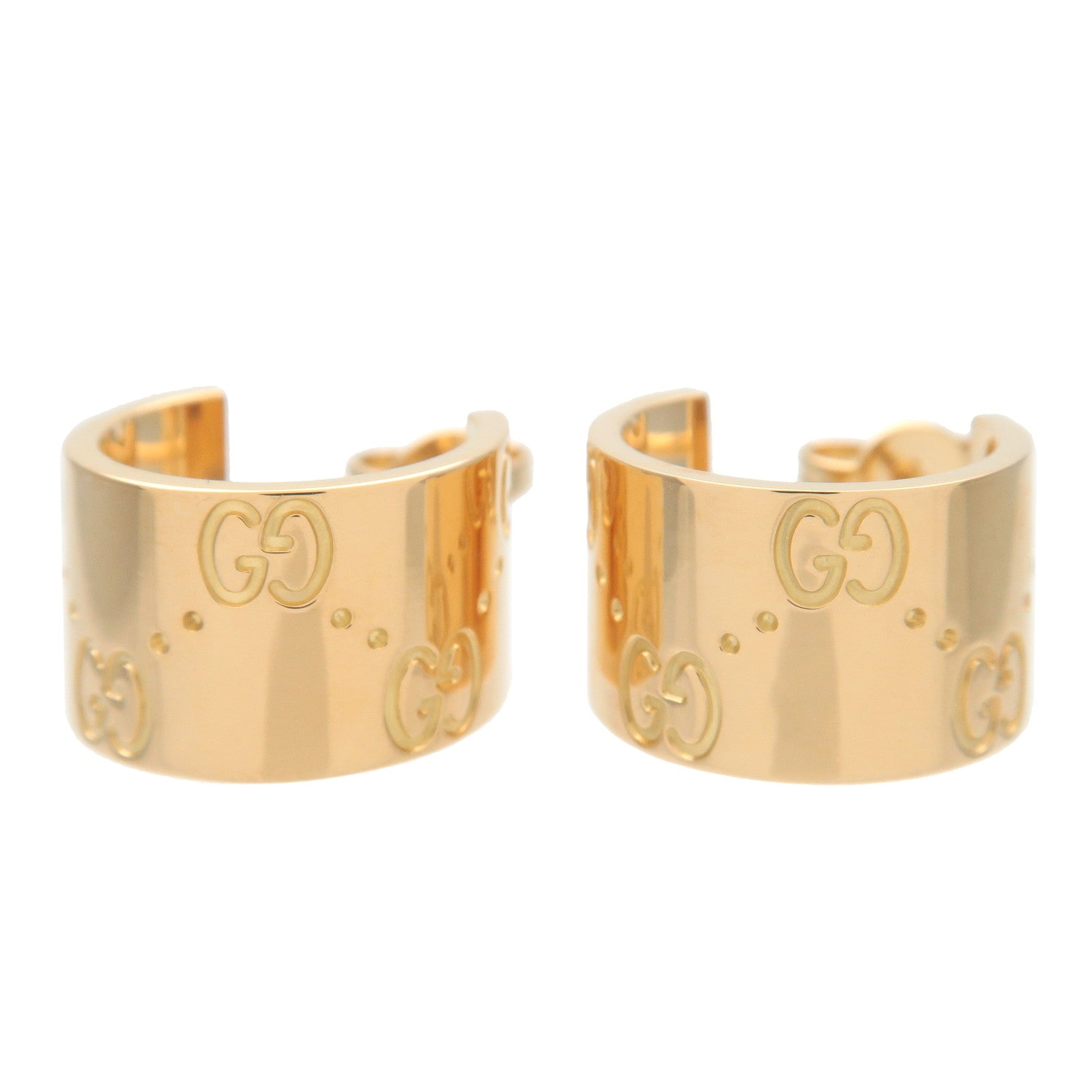 GUCCI-Icon-Earings-K18YG-750YG-Yellow-Gold