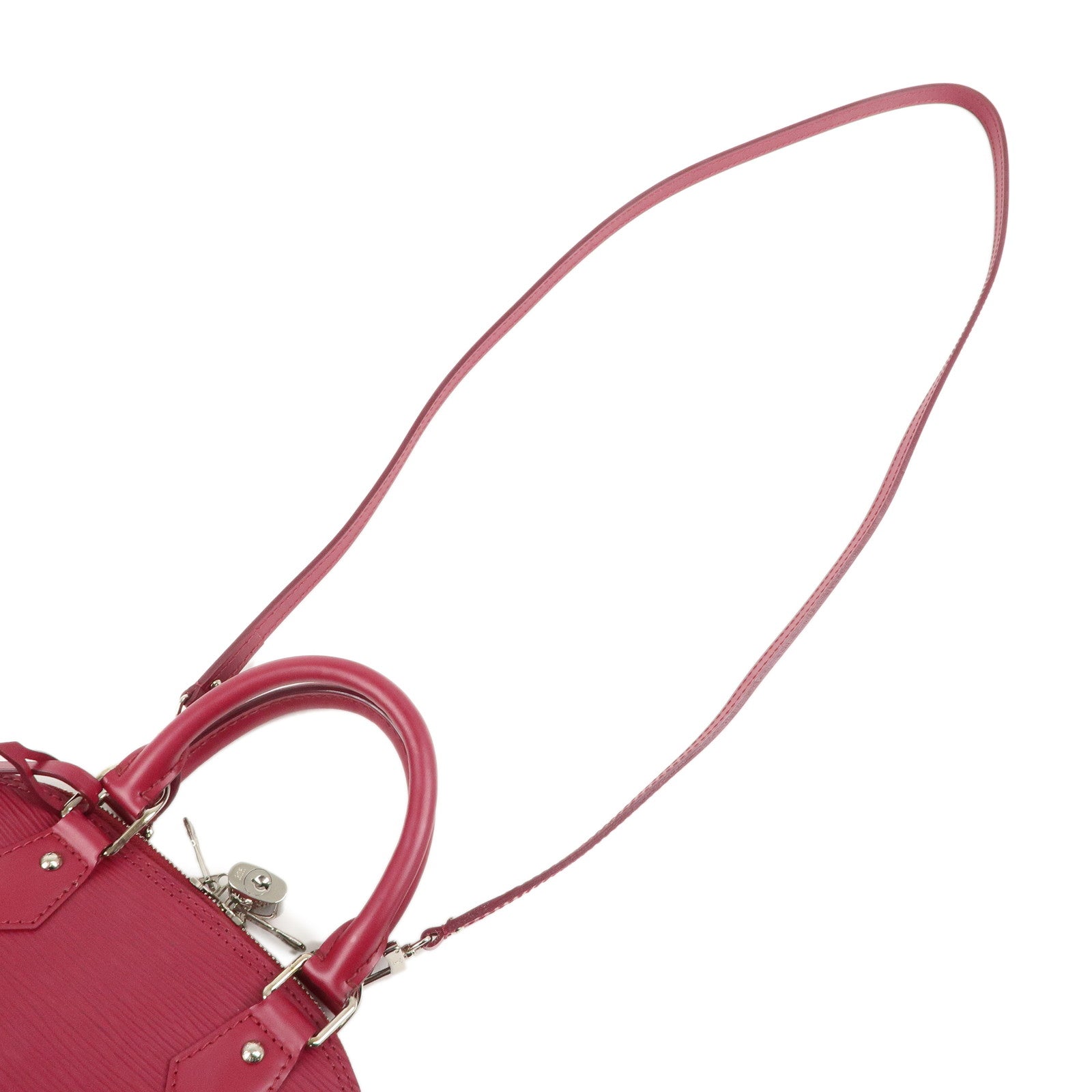 Louis Vuitton Epi Alma BB Hand Bag Shoulder Bag Fuchsia M40851