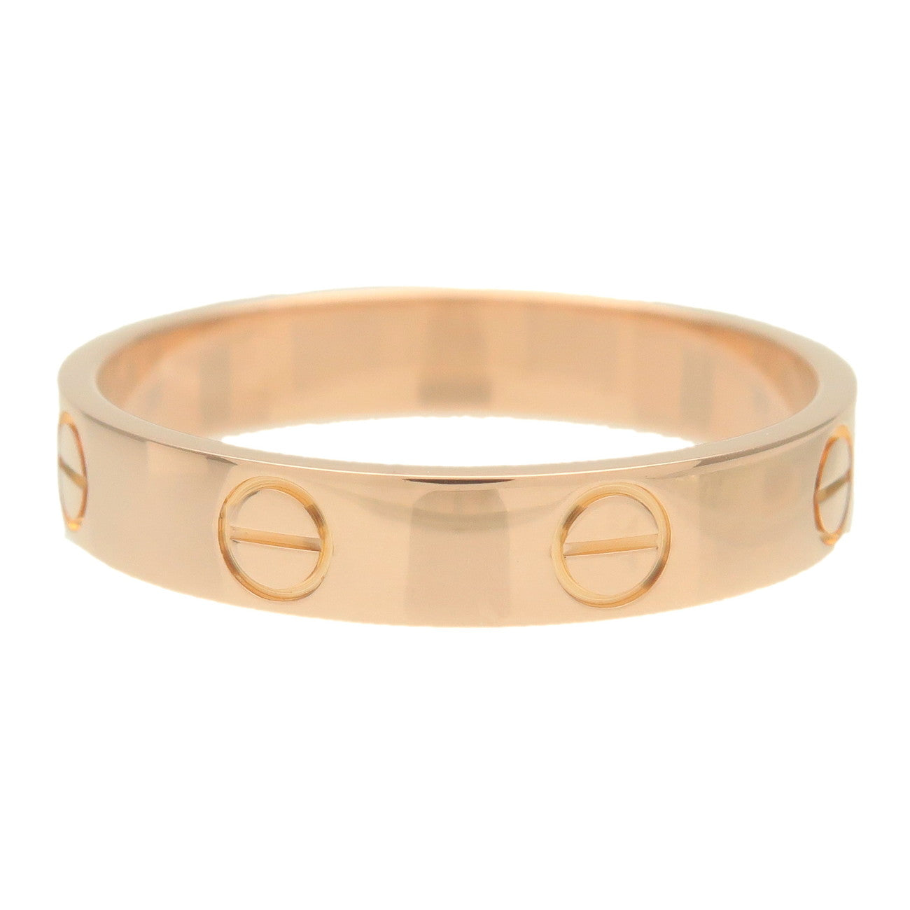 Cartier Mini Love Ring K18PG 750PG Rose Gold #55 US7-7.5 EU55