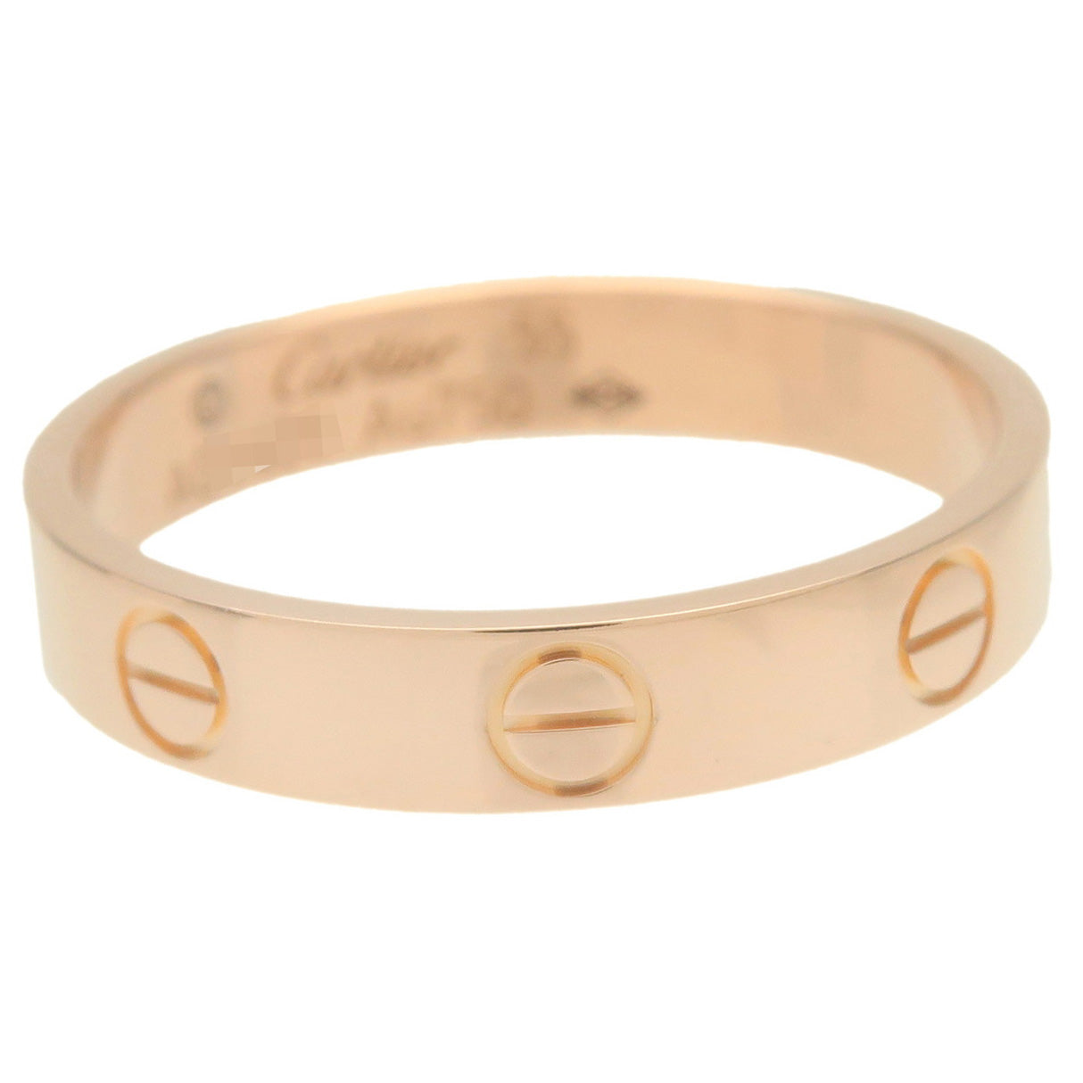 Cartier Mini Love Ring K18PG 750PG Rose Gold #55 US7-7.5 EU55