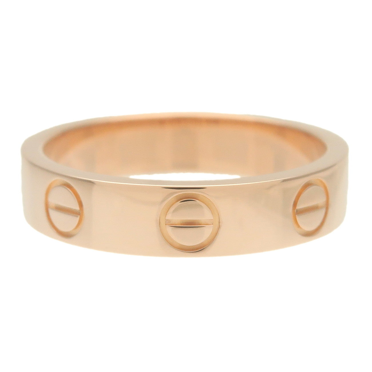 Cartier Mini Love Ring K18PG 750PG Rose Gold #46 US3.5-4 EU46