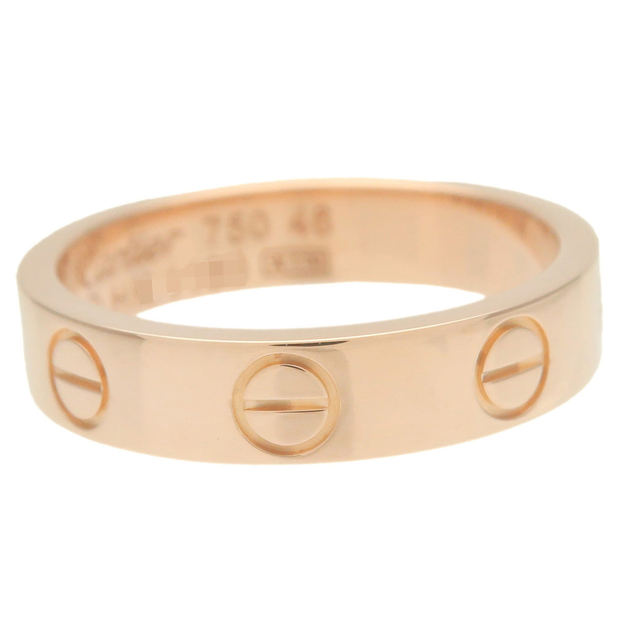 Cartier Mini Love Ring K18PG 750PG Rose Gold #46 US3.5-4 EU46