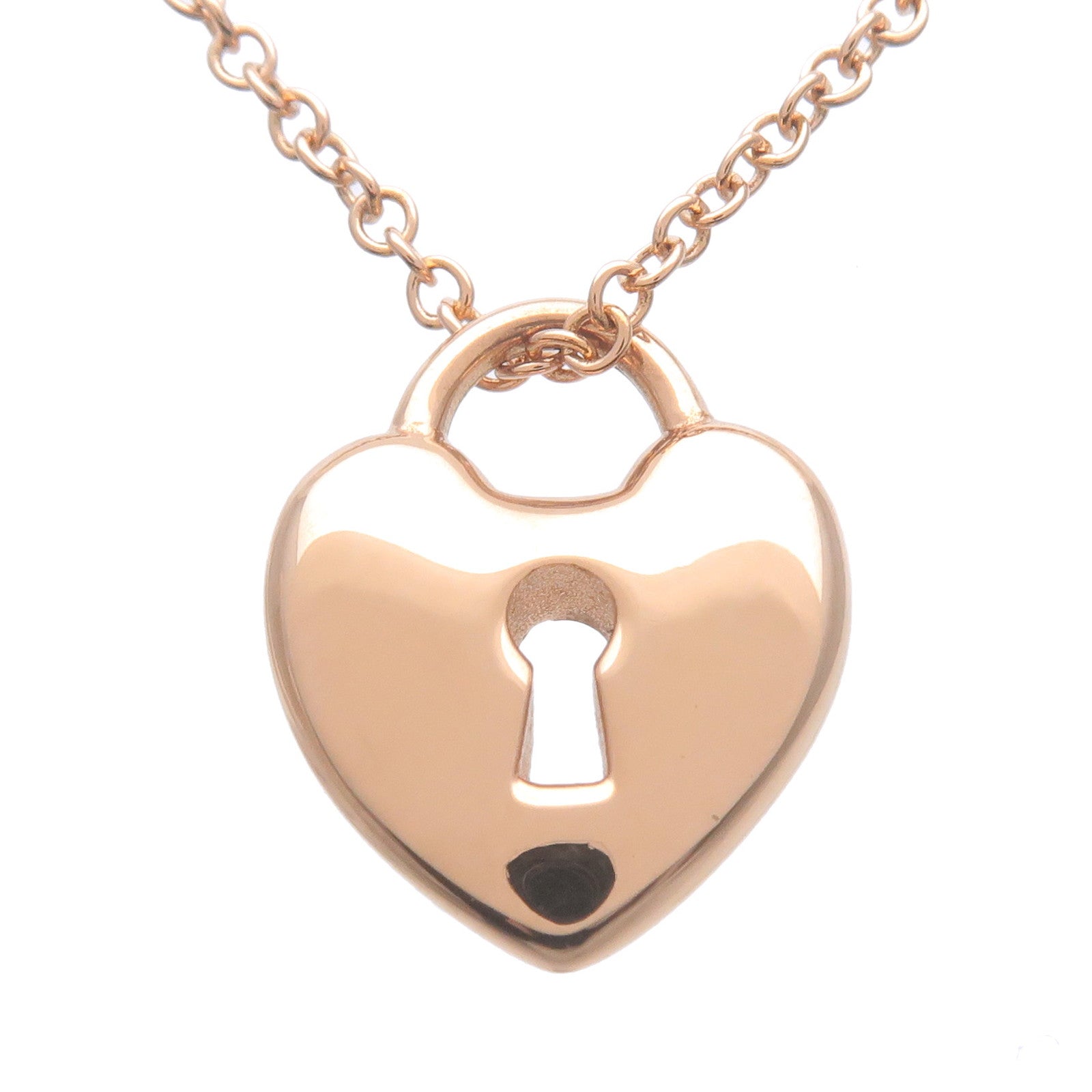 Tiffany&Co.-Heart-Lock-Necklace-K18PG-750PG-Rose-Gold