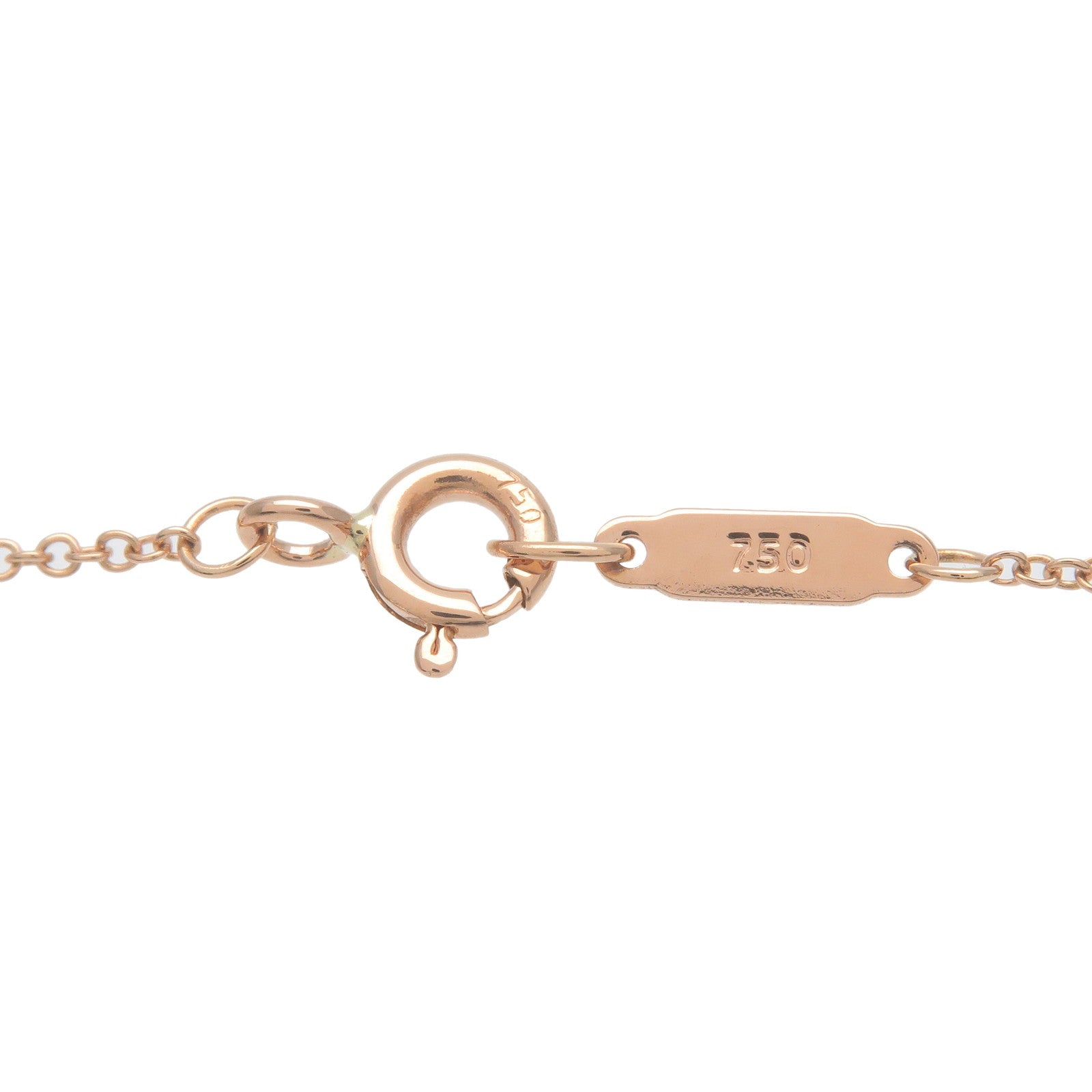 Tiffany&Co. Heart Lock Necklace K18PG 750PG Rose Gold