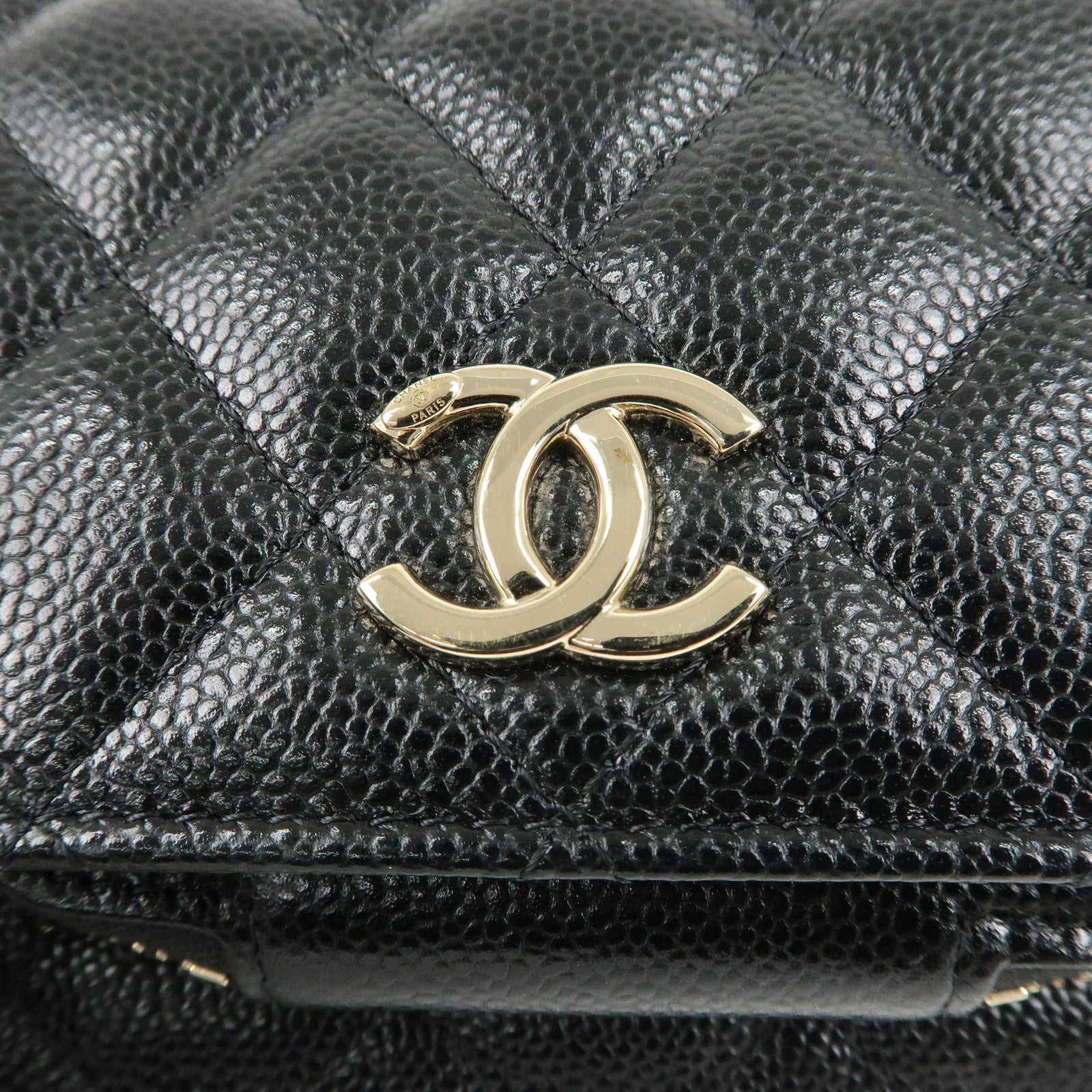 CHANEL Matelasse Caviar Skin Infinity Mini Shoulder Bag AP2914