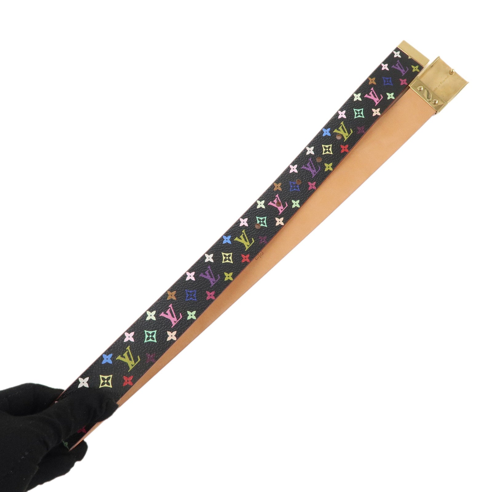 Louis Vuitton Monogram Multicolor Saint Tulle Belt 70/28 M9271