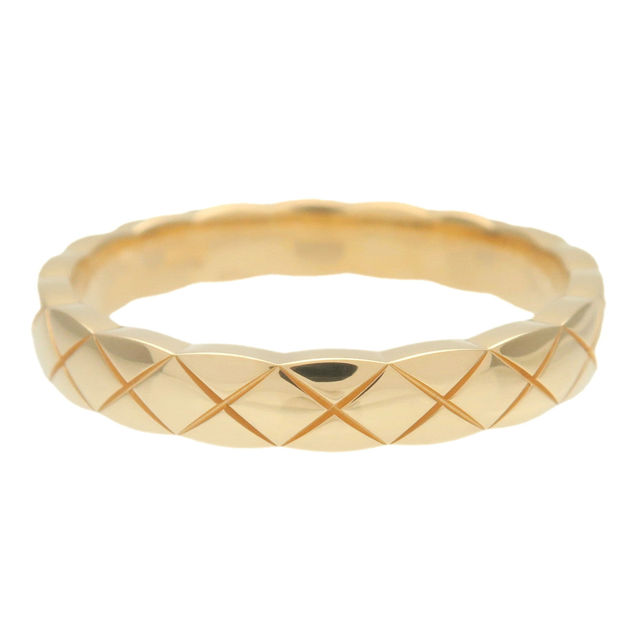 CHANEL COCO Crush Ring Mini K18 YellowGold #53 US6-6.5 EU52.5