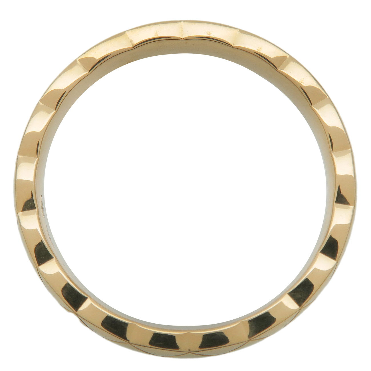 CHANEL COCO Crush Ring Mini K18 YellowGold #53 US6-6.5 EU52.5