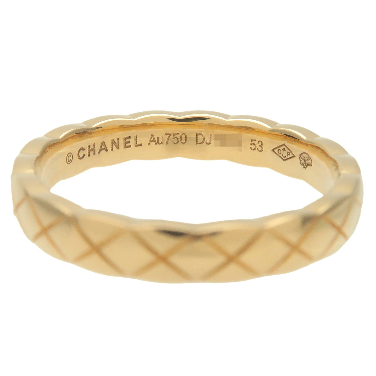 CHANEL COCO Crush Ring Mini K18 YellowGold #53 US6-6.5 EU52.5