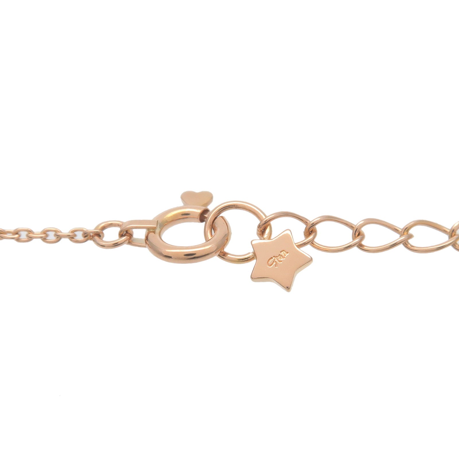 STAR JEWELRY Diamond Necklace 0.25ct K18PG 750 Rose Gold