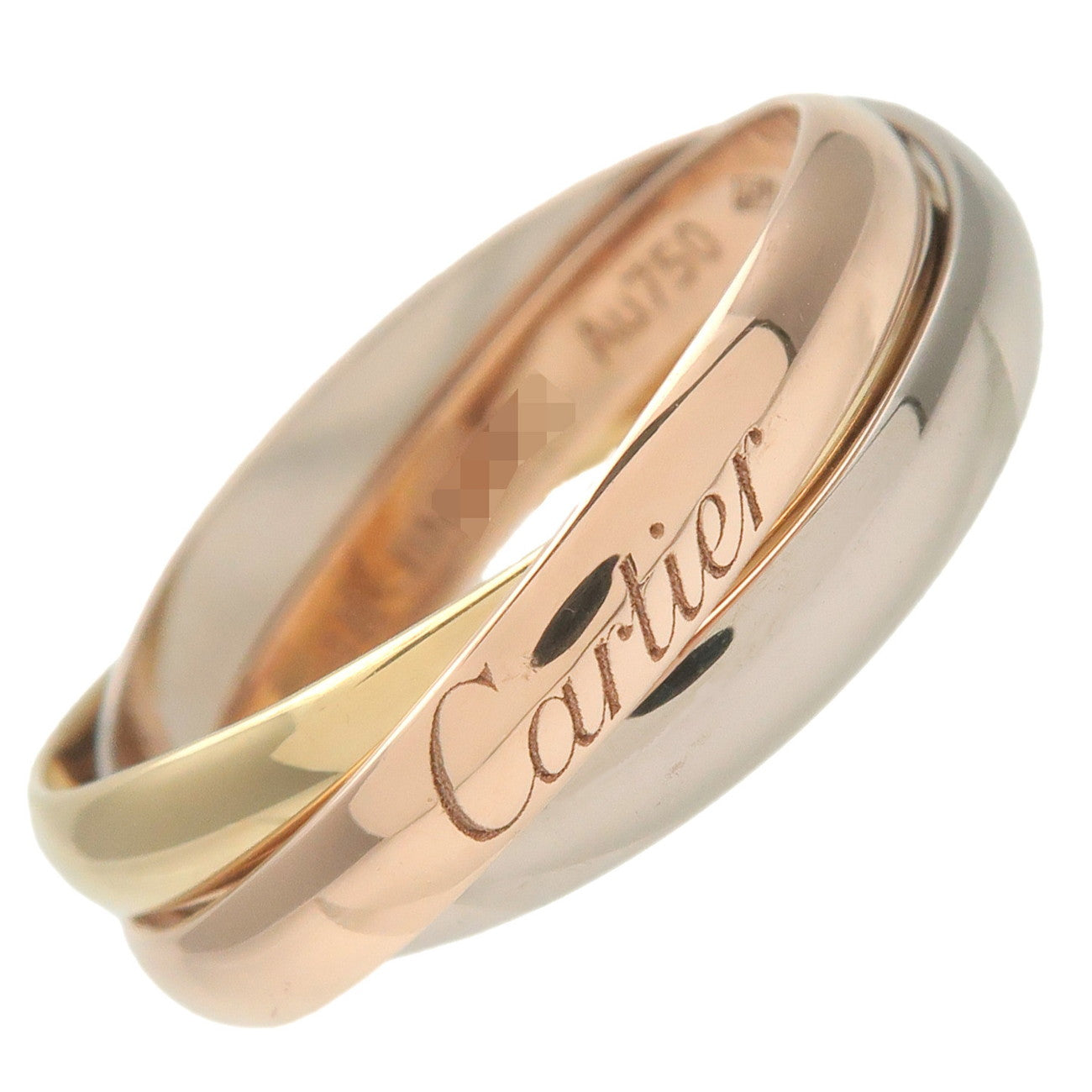 Cartier-Trinity-Ring-SM-K18-750YG/WG/PG-#48-US4.5-EU48-HK9.5