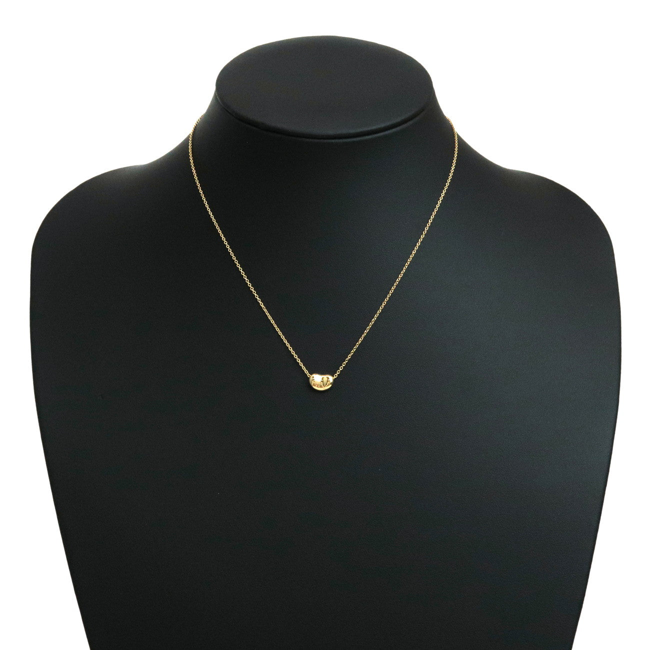 Tiffany&Co. Bean Necklace Small K18YG 750YG Yellow Gold