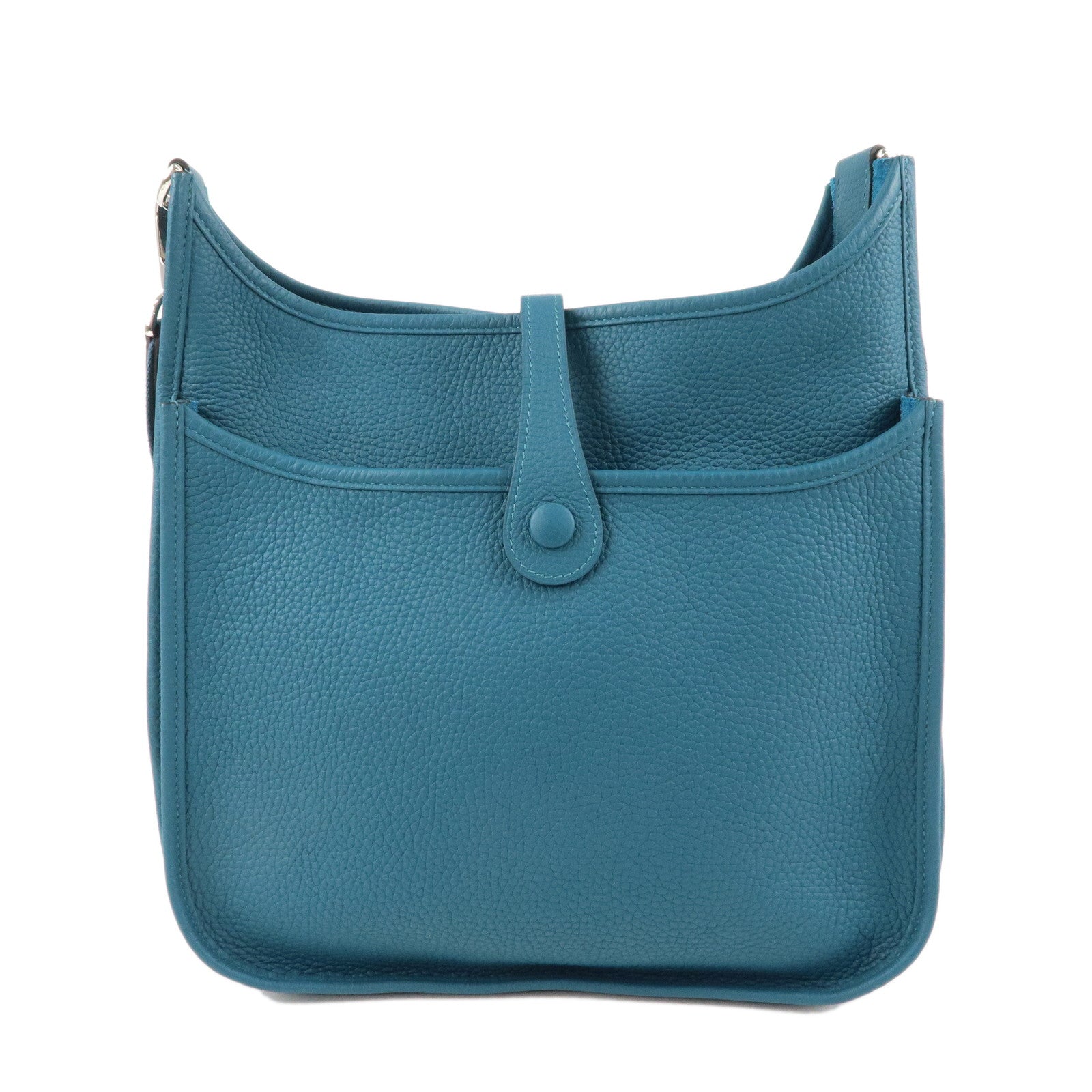 HERMES Evelyne 3 PM D Stamp(2019) Vert Bosphore Shoulder Bag