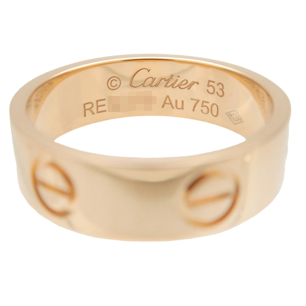 Cartier Love Ring K18 750YG Yellow Gold #53 US6.5 EU53