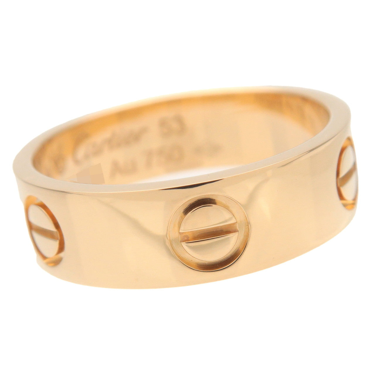 Cartier Love Ring K18 750YG Yellow Gold #53 US6.5 EU53