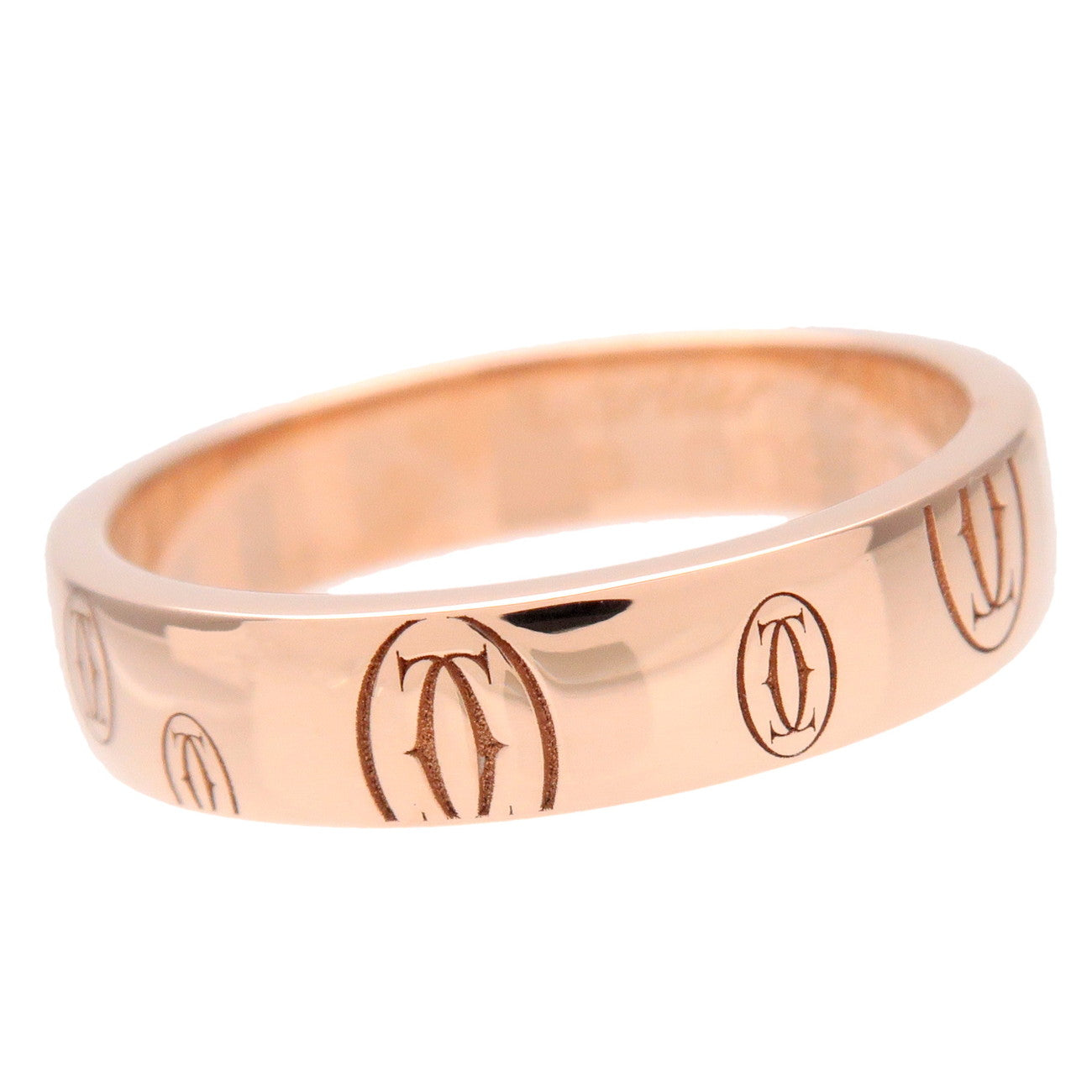 Cartier Happy Birthday Ring K18 750PG Rose Gold #49 US5 EU49