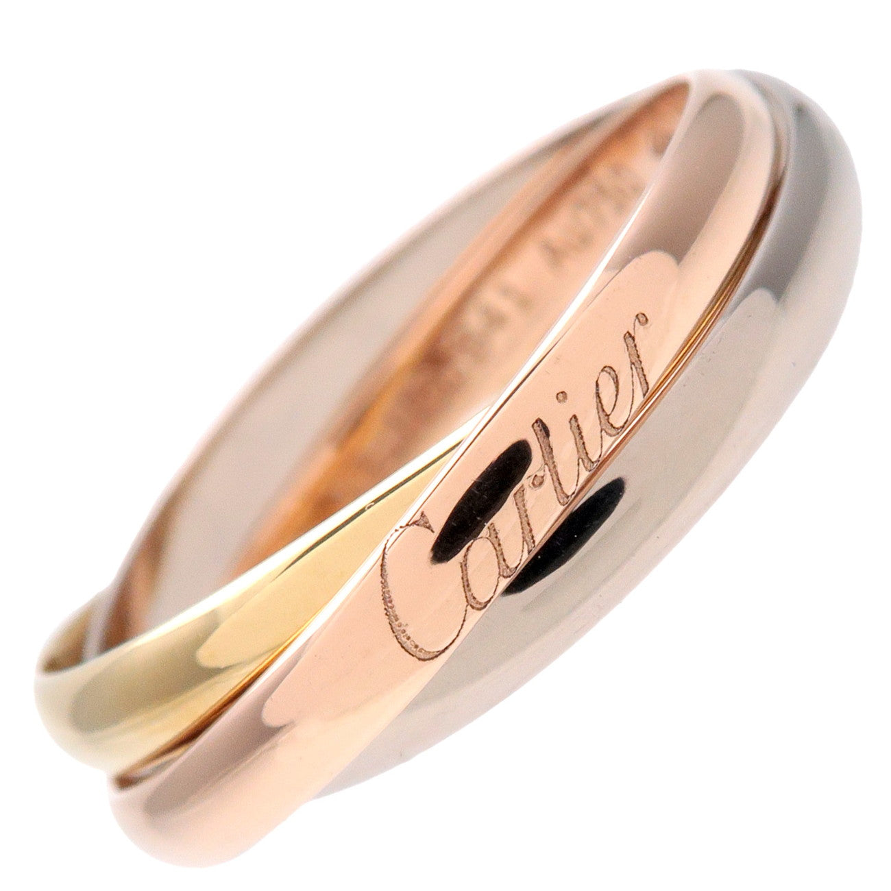 Cartier-Trinity-Ring-SM-K18-750YG/WG/PG-#53-US6.5-7-HK14.5-15