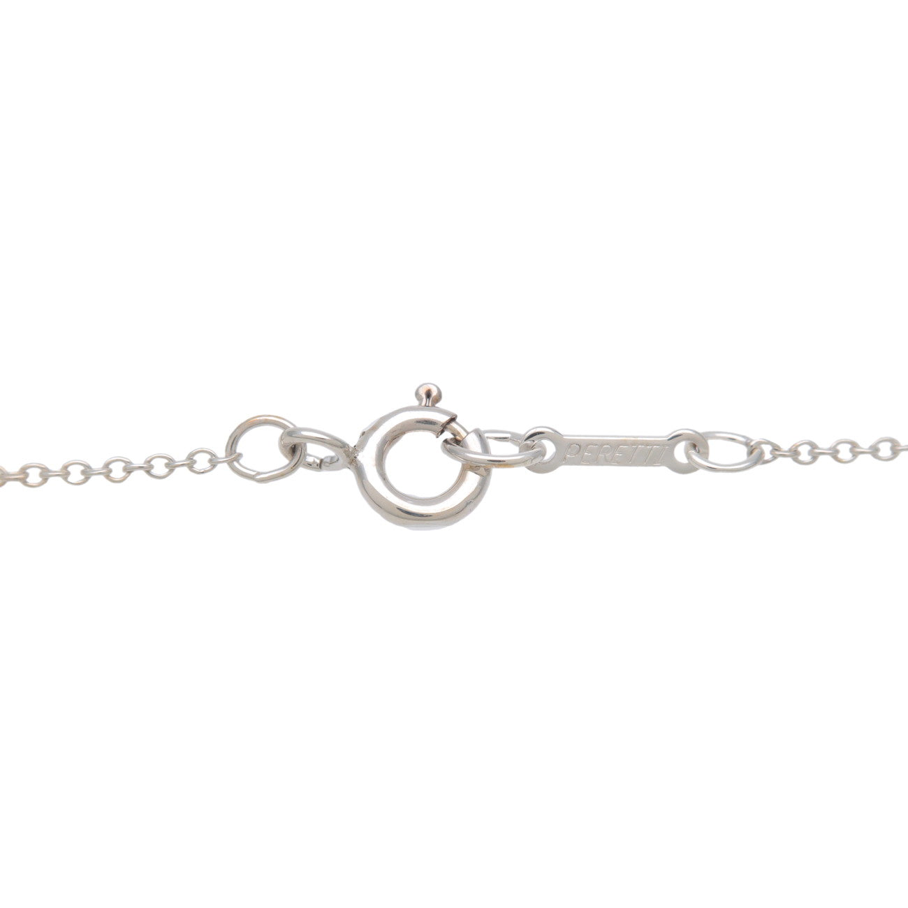 Tiffany&Co. Bean Necklace Medium Size Charm SV925 Silver