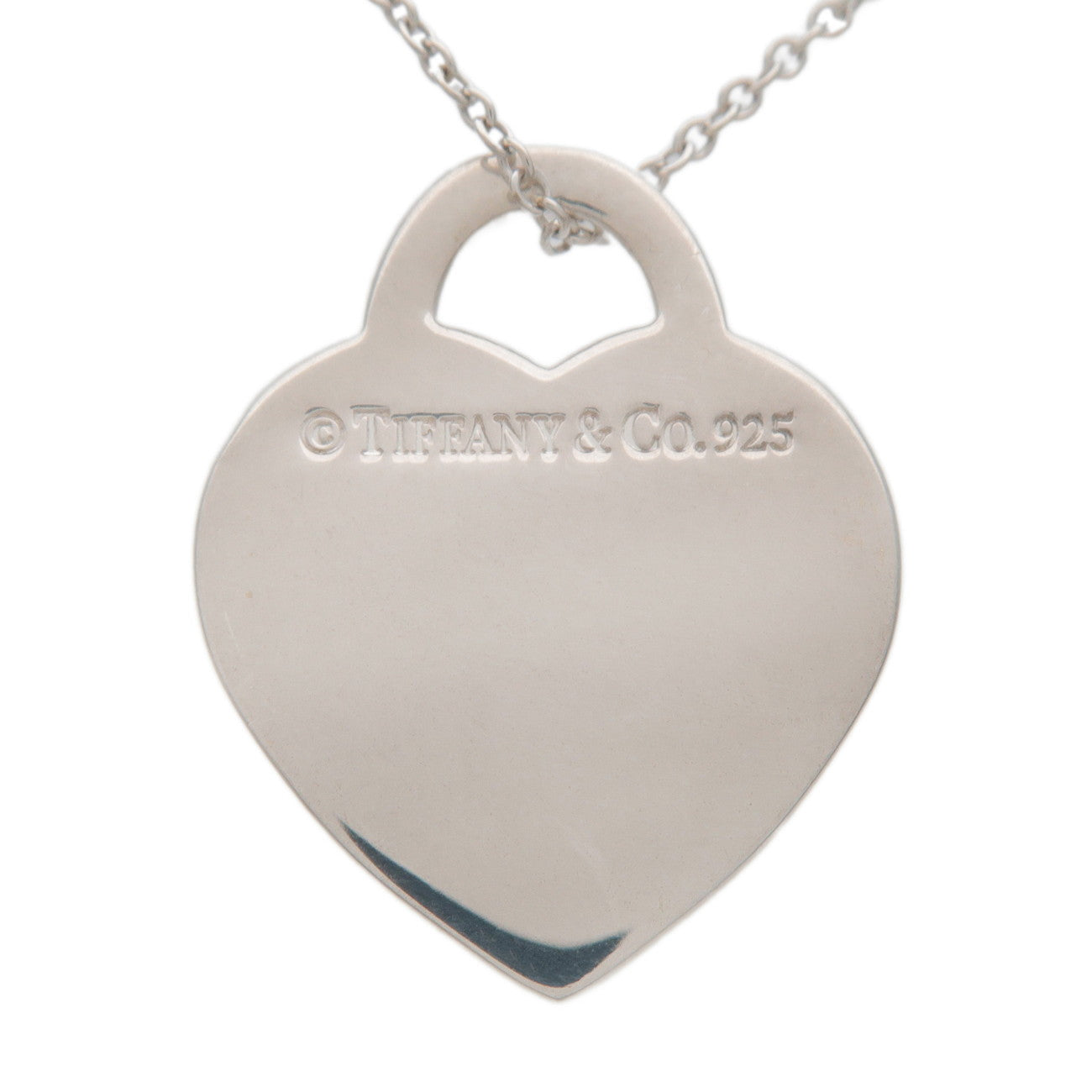 Tiffany&Co. Return to Tiffany Heart Tag Necklace SV925 Silver