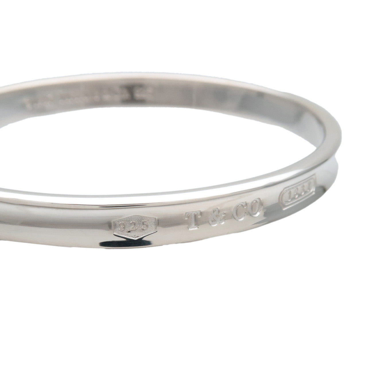 Tiffany&Co. 1837 Narrow Bangle Bracelet SV925 Silver