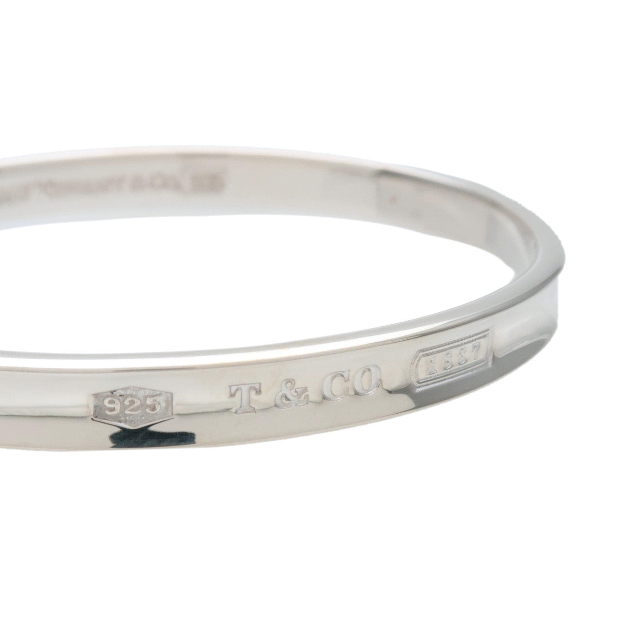 Tiffany&Co. 1837 Narrow Bangle Bracelet SV925 Silver 925