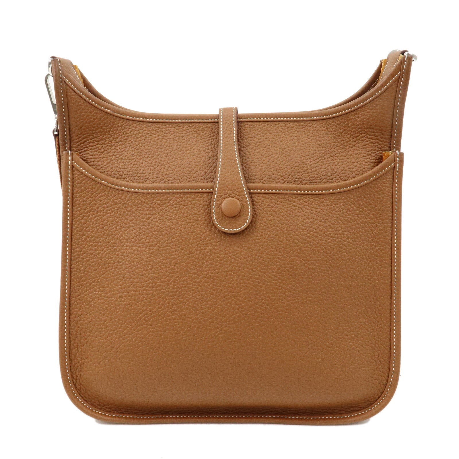 HERMES Taurillon Clemence Evelyn 3PM B Stamp Shoulder Bag