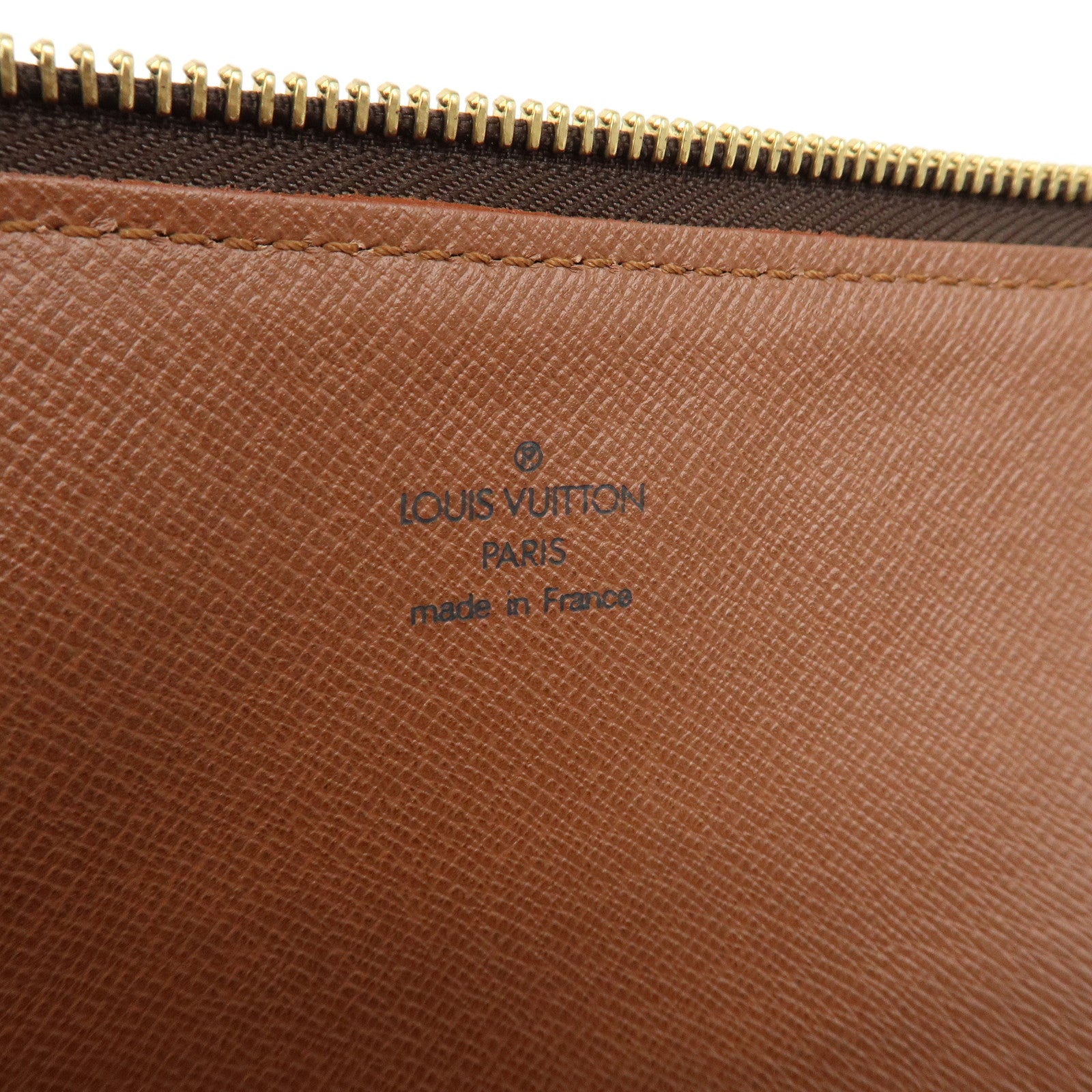 Louis Vuitton Monogram Posh Documents Clutch Bag Brown M53456