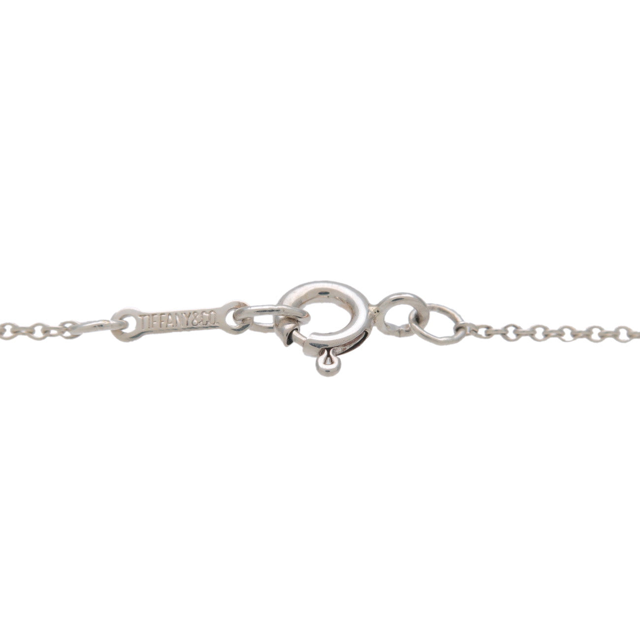 Tiffany&Co. Bean Charm Necklace Medium SV925 Silver